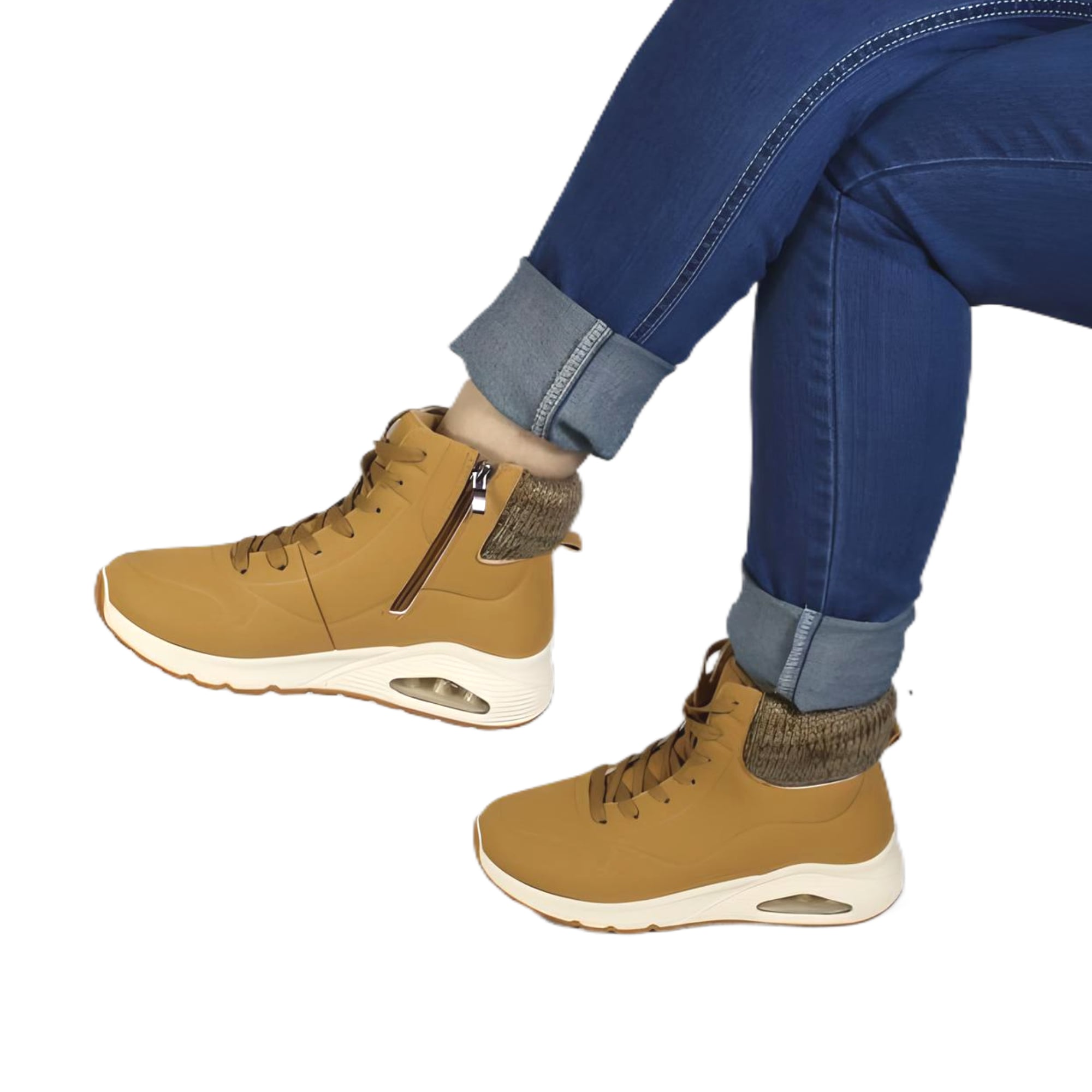 ZAPATILLA OUTDOOR DE MUJER INVIERNO 33 YASSNE CAFE - 3