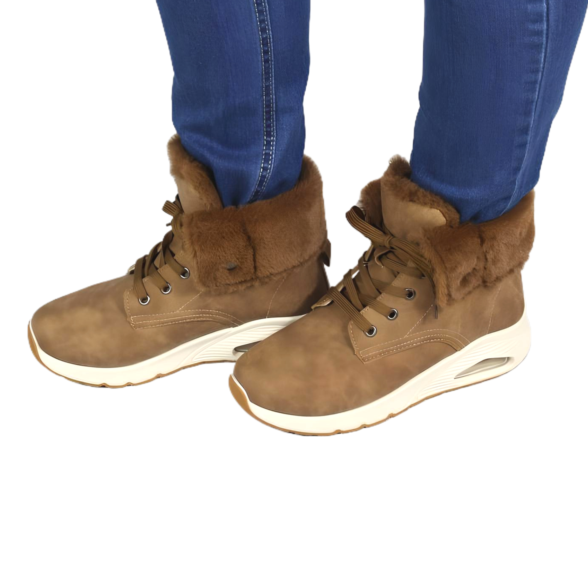 ZAPATILLA OUTDOOR DE MUJER INVIERNO 32 YASSNE CAFE - 1