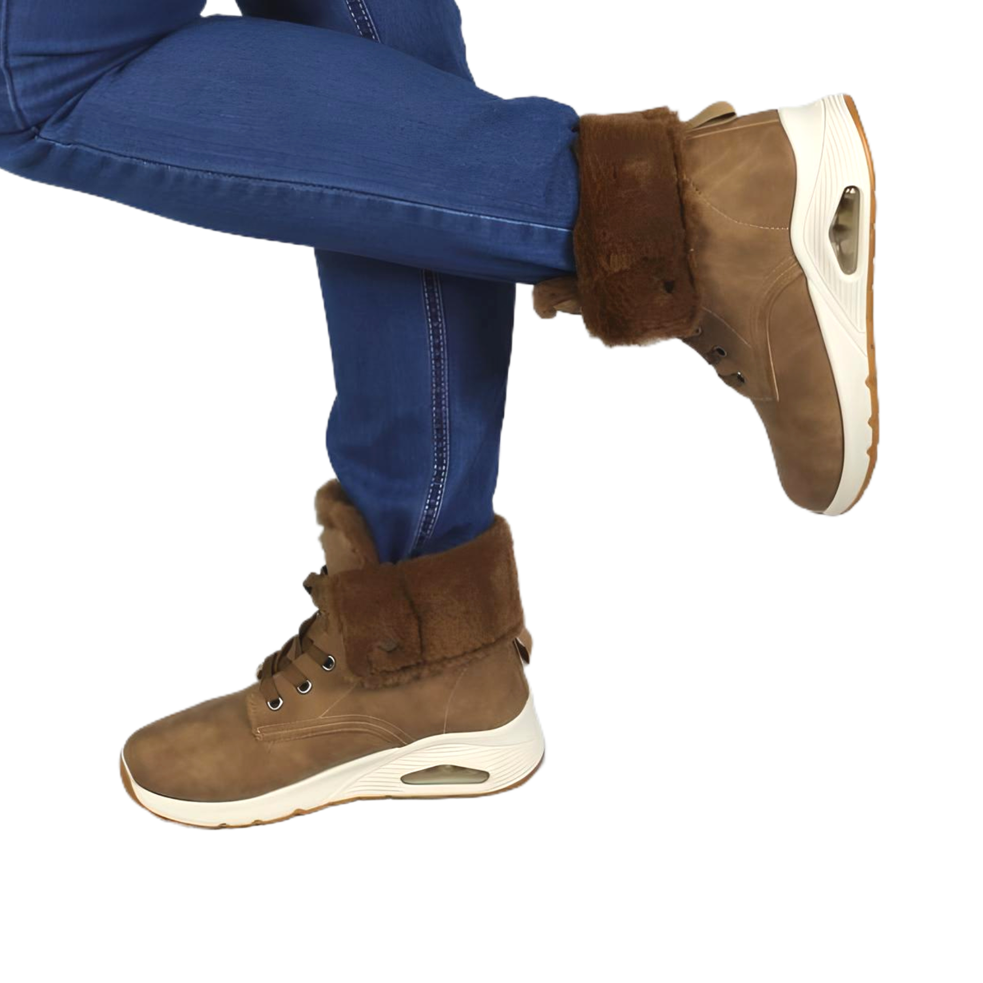 ZAPATILLA OUTDOOR DE MUJER INVIERNO 32 YASSNE CAFE - 2