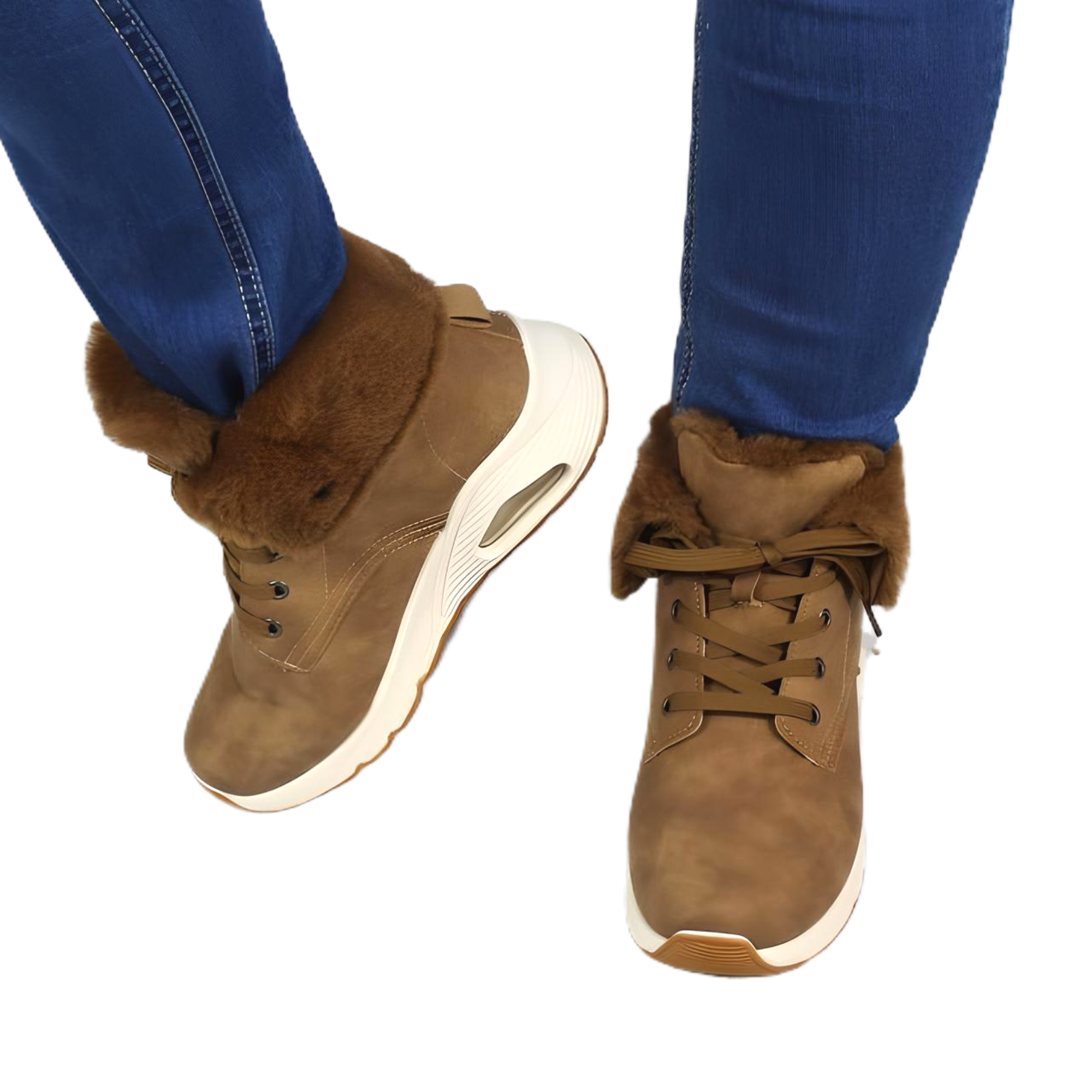 ZAPATILLA OUTDOOR DE MUJER INVIERNO 32 YASSNE CAFE - 3