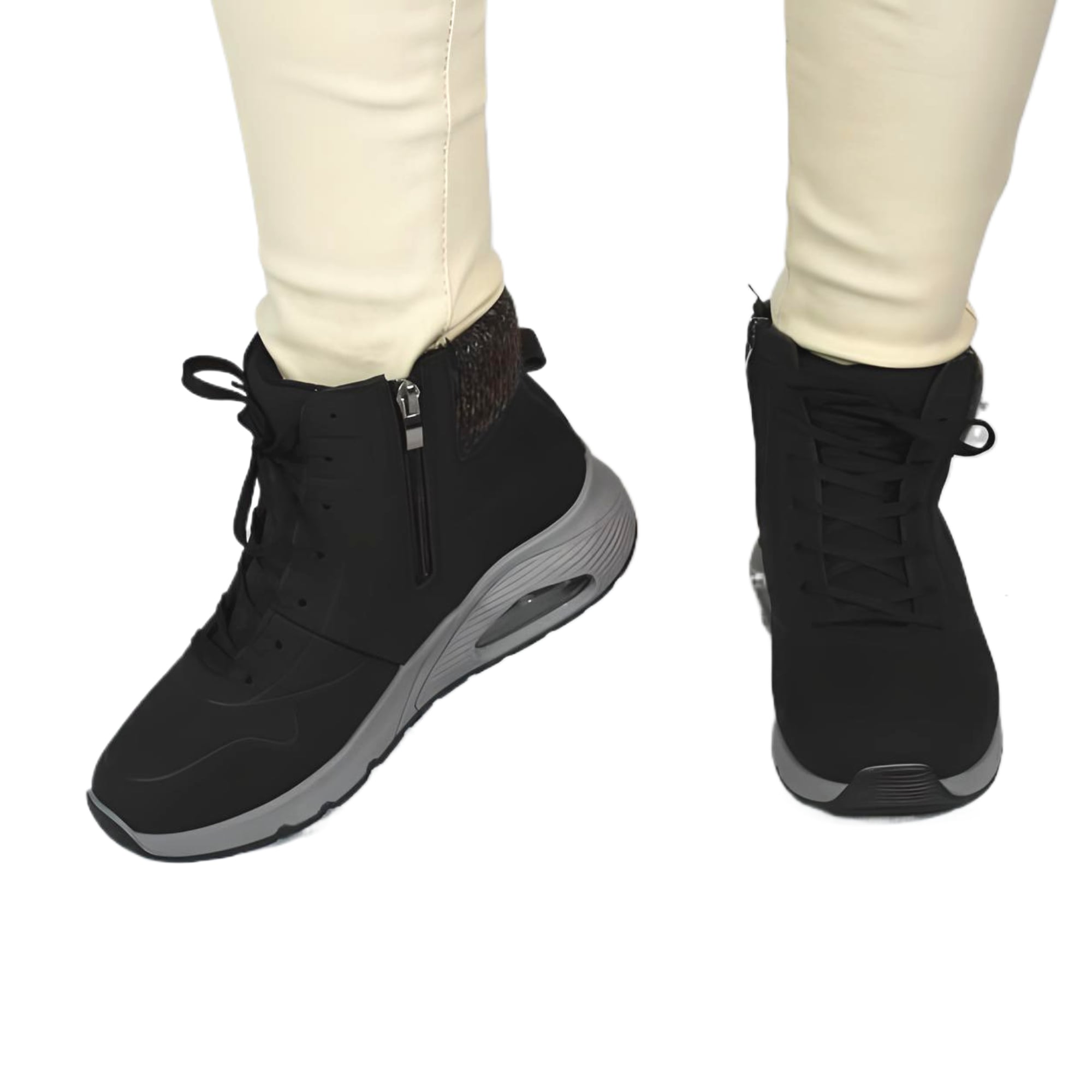 ZAPATILLA OUTDOOR DE MUJER INVIERNO 33 YASSNE NEGRO - 4