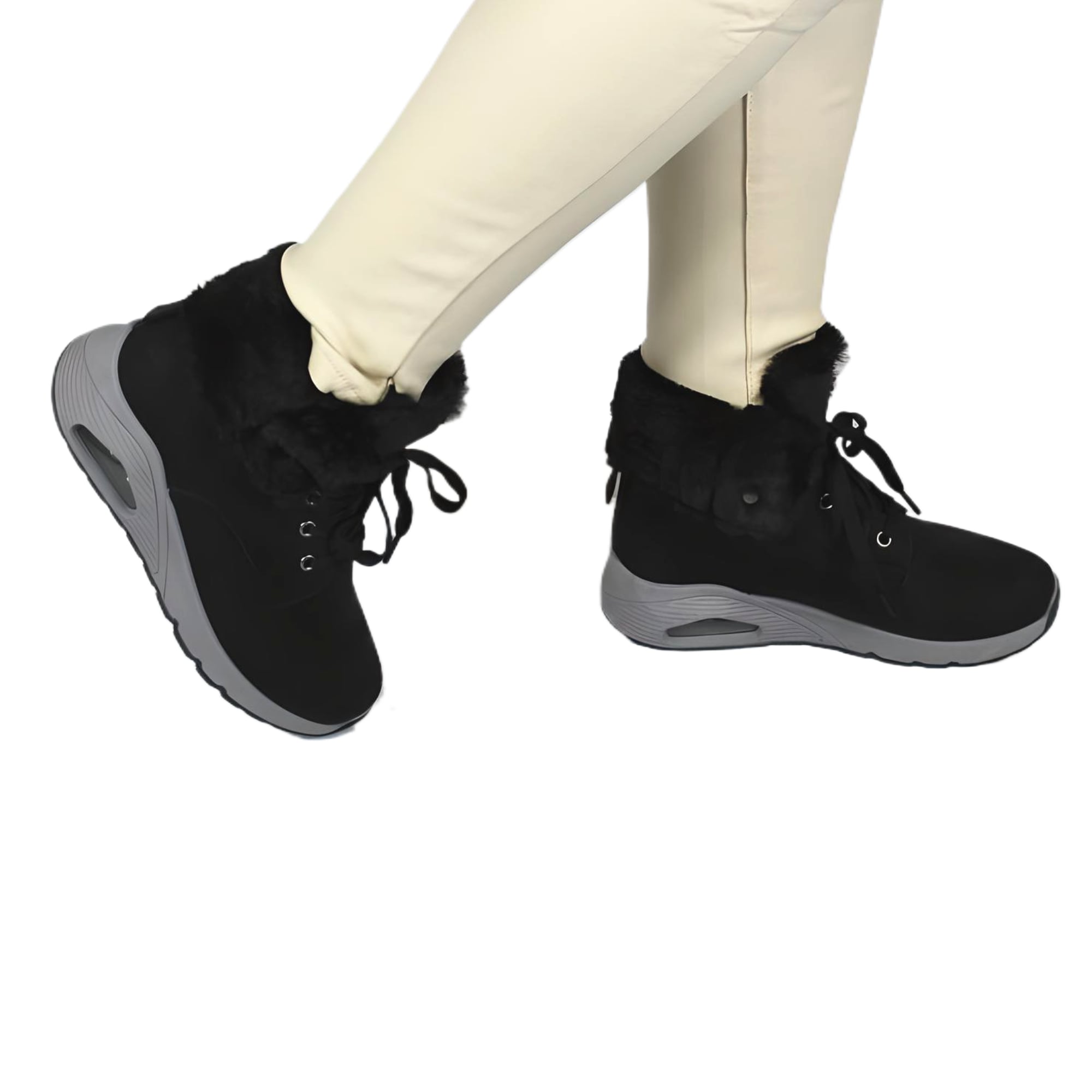 ZAPATILLA OUTDOOR DE MUJER INVIERNO 32 YASSNE NEGRO - 1