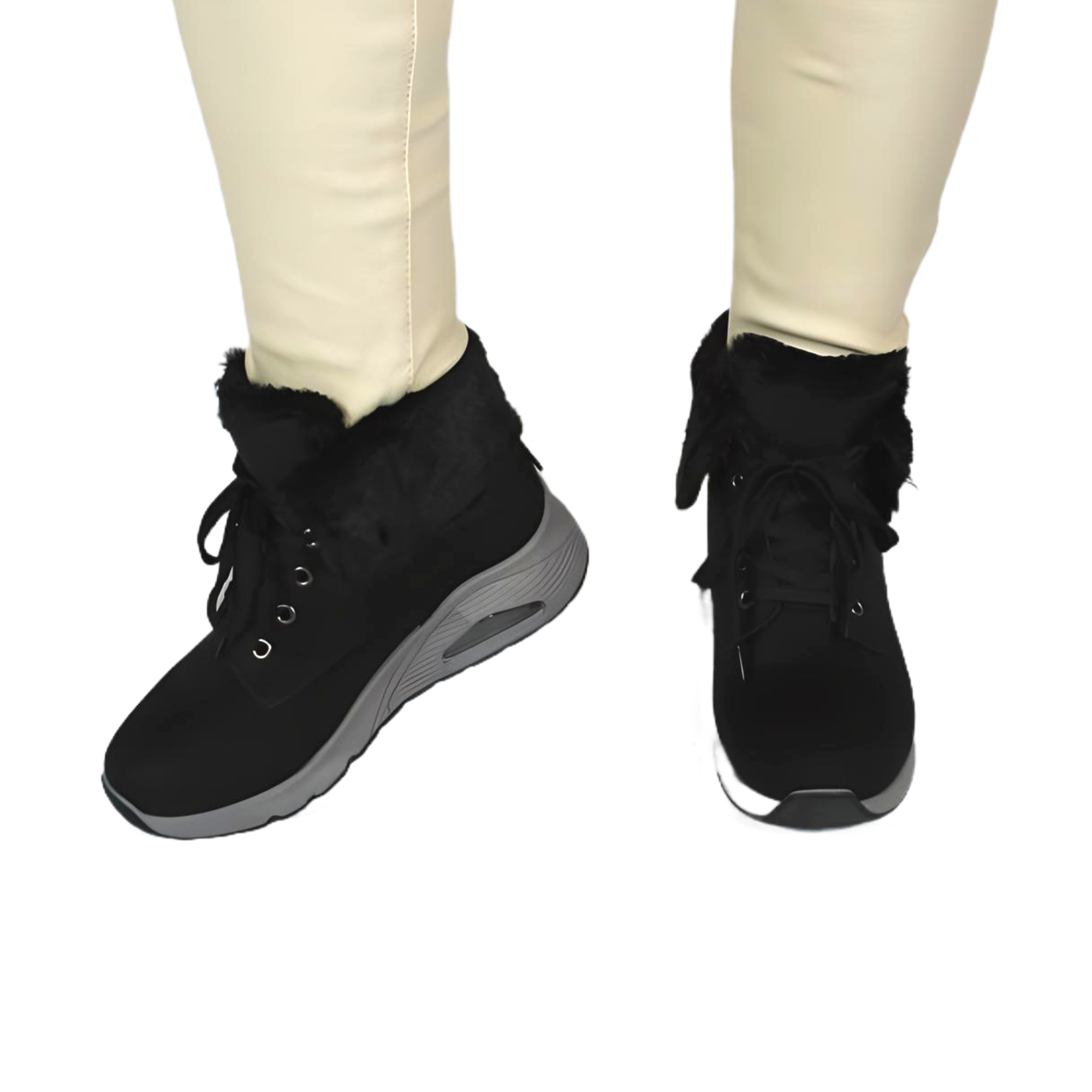 ZAPATILLA OUTDOOR DE MUJER INVIERNO 32 YASSNE NEGRO - 3