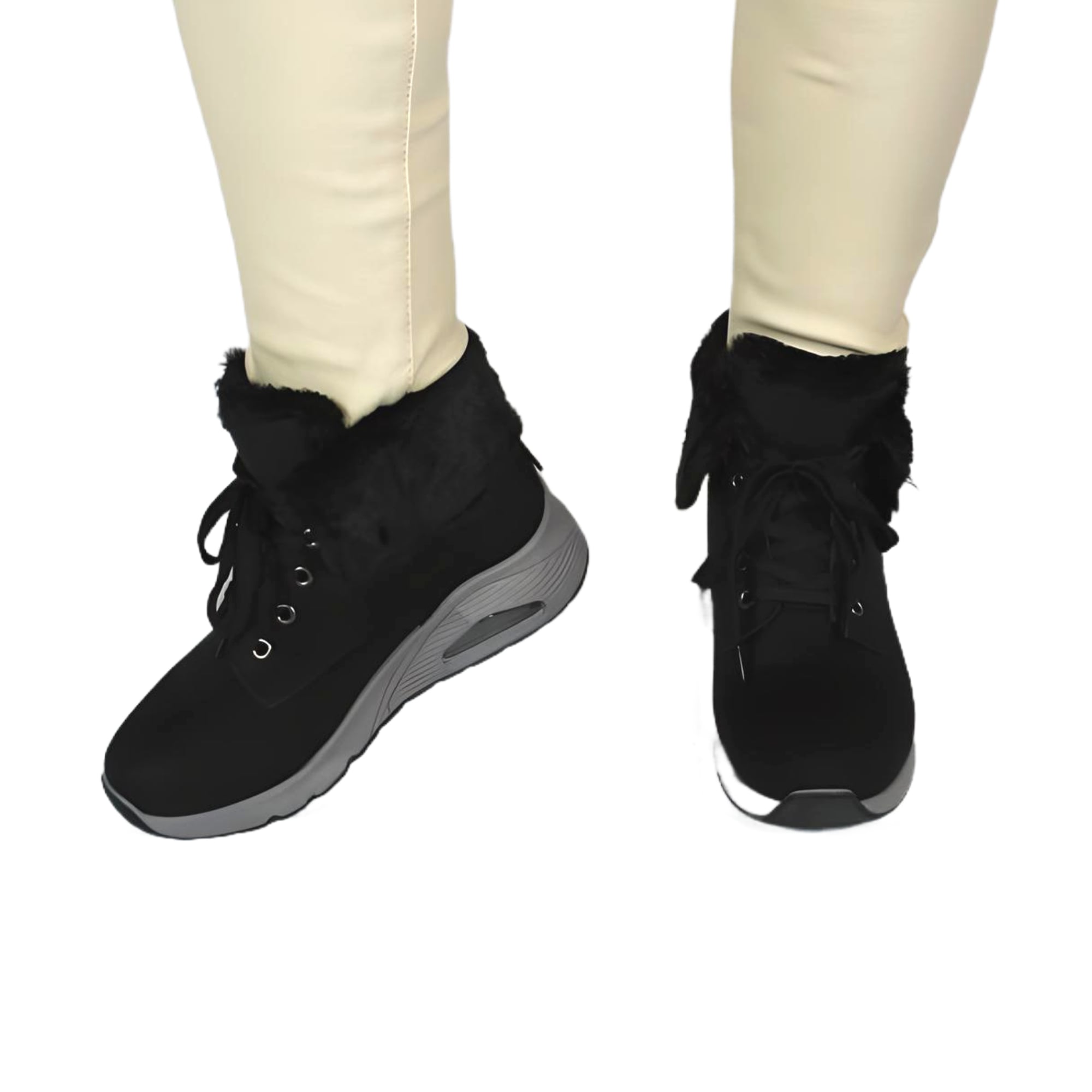 ZAPATILLA OUTDOOR DE MUJER INVIERNO 32 YASSNE NEGRO - 3