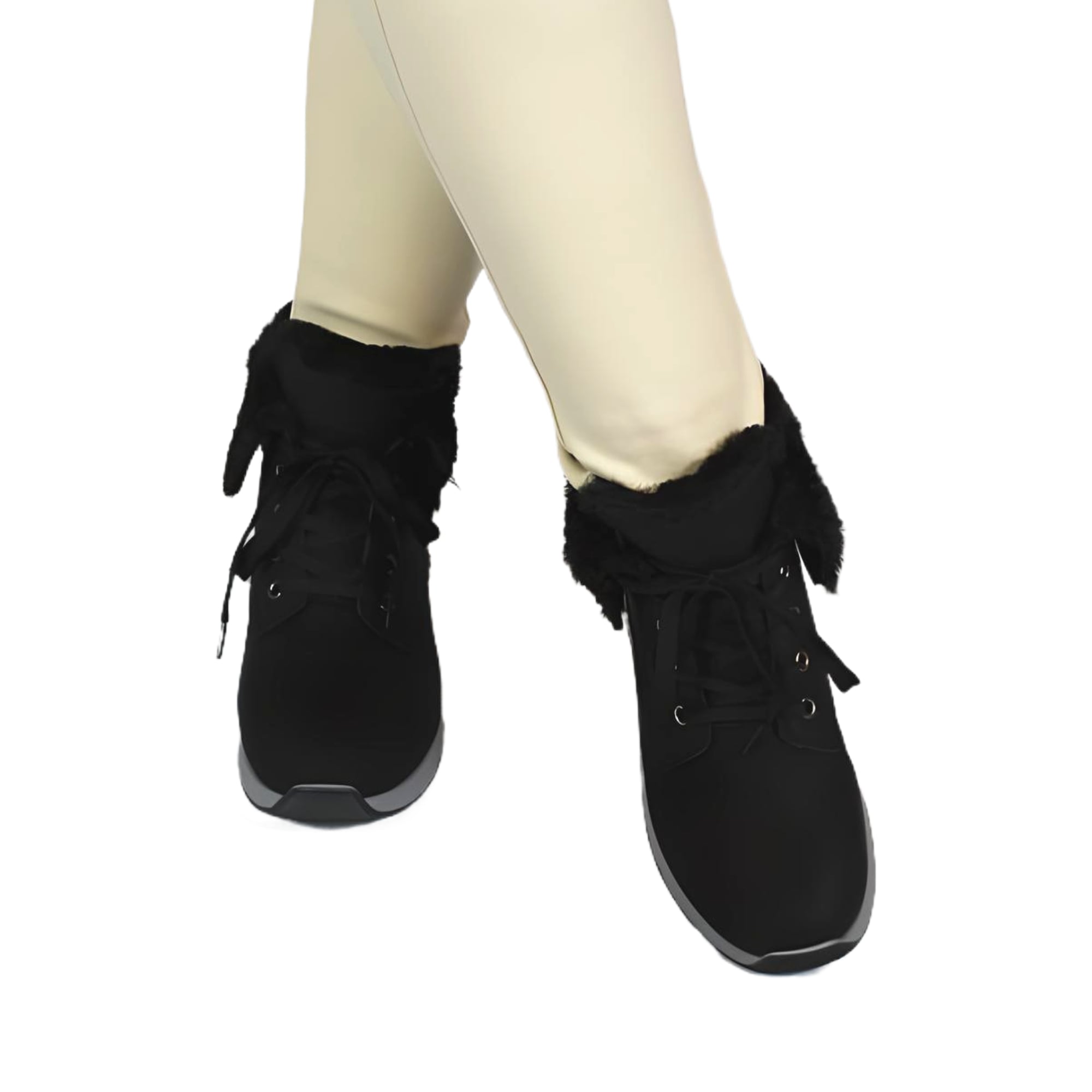ZAPATILLA OUTDOOR DE MUJER INVIERNO 32 YASSNE NEGRO - 4