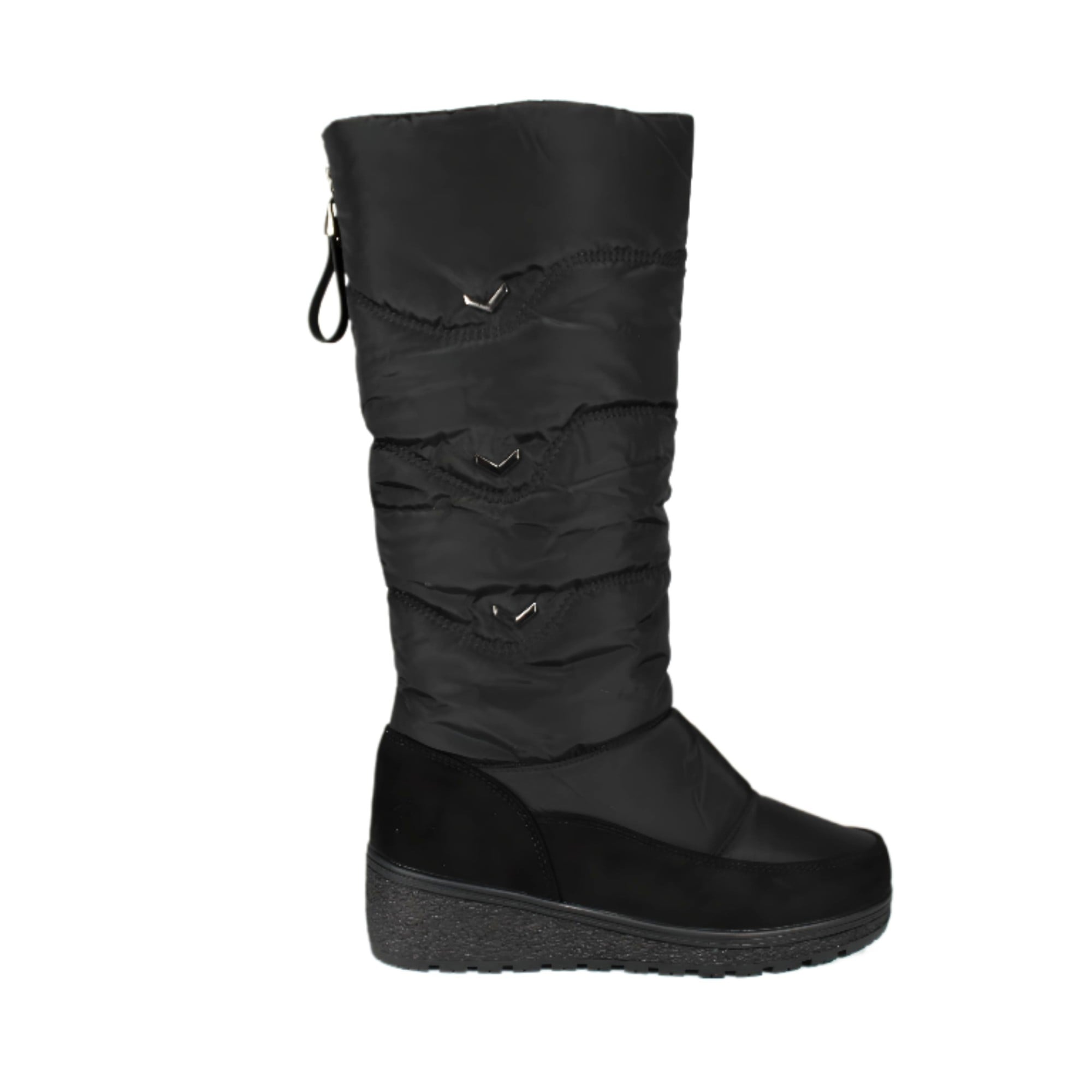BOTA IMPERMEABLE MUJER 23 YASSNE NEGRO - 1