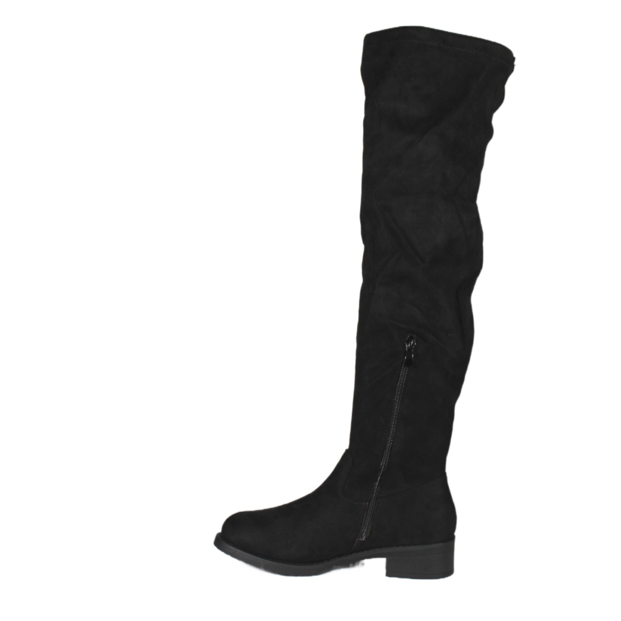 BOTA LARGA GAMUZA MUJER 32 YASSNE NEGRO - 4