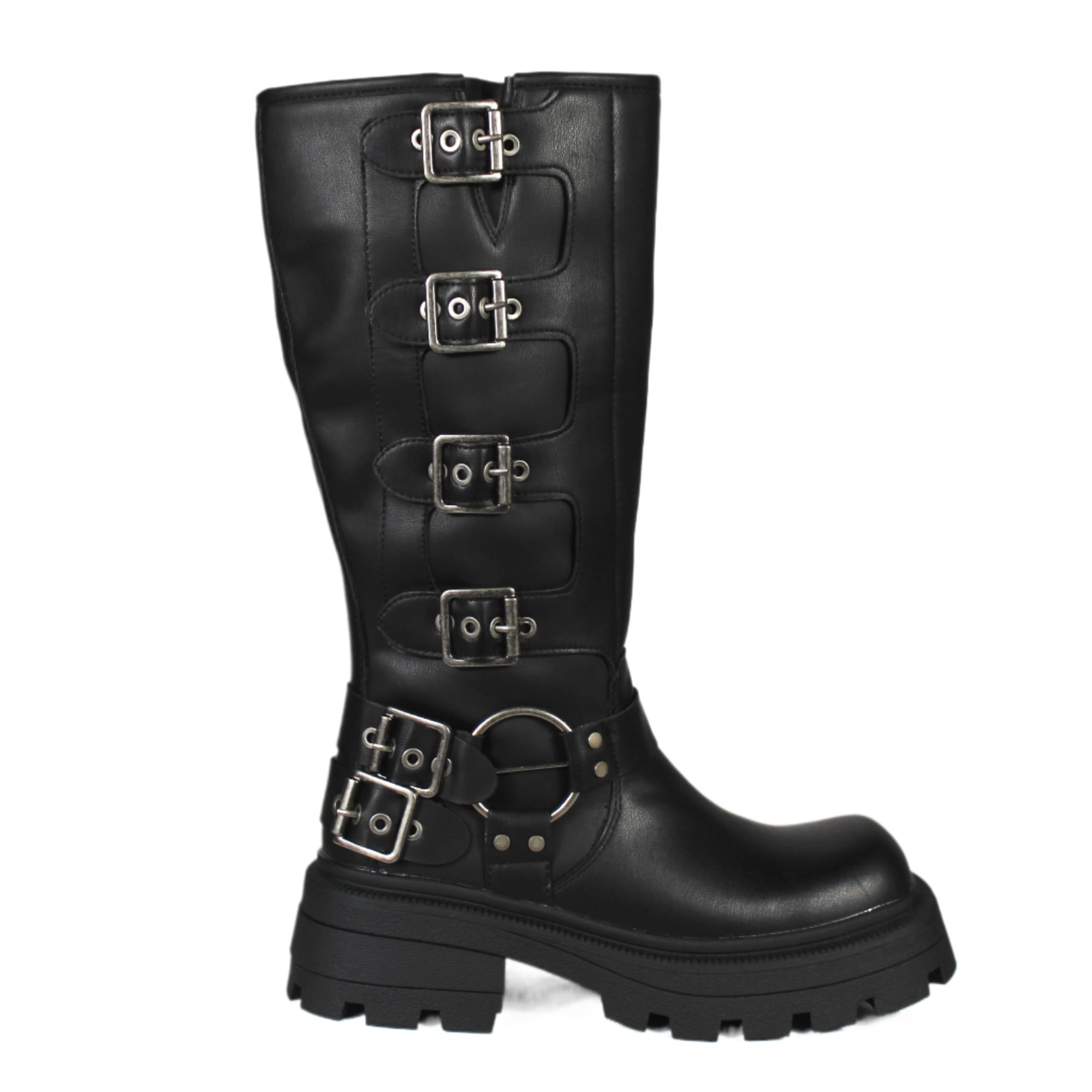 BOTA HEBILLAS NEGRAS DE MUJER 89 YASSNE NEGRO - 1