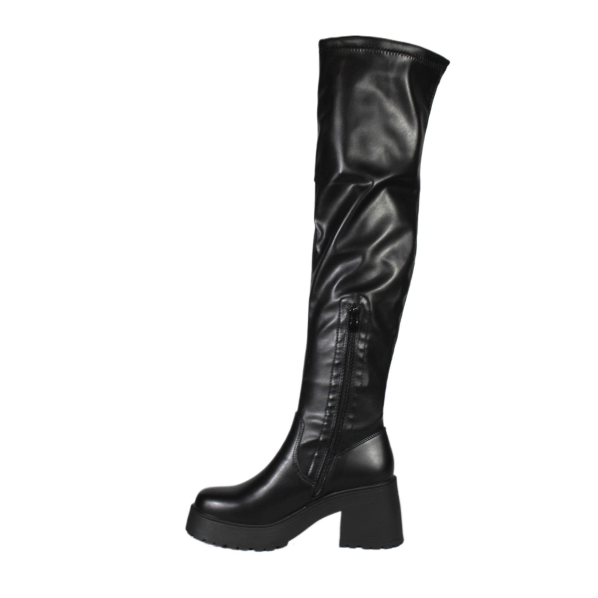 BOTA LARGA MUJER ECOCUERO 27 YASSNE NEGRO - 4