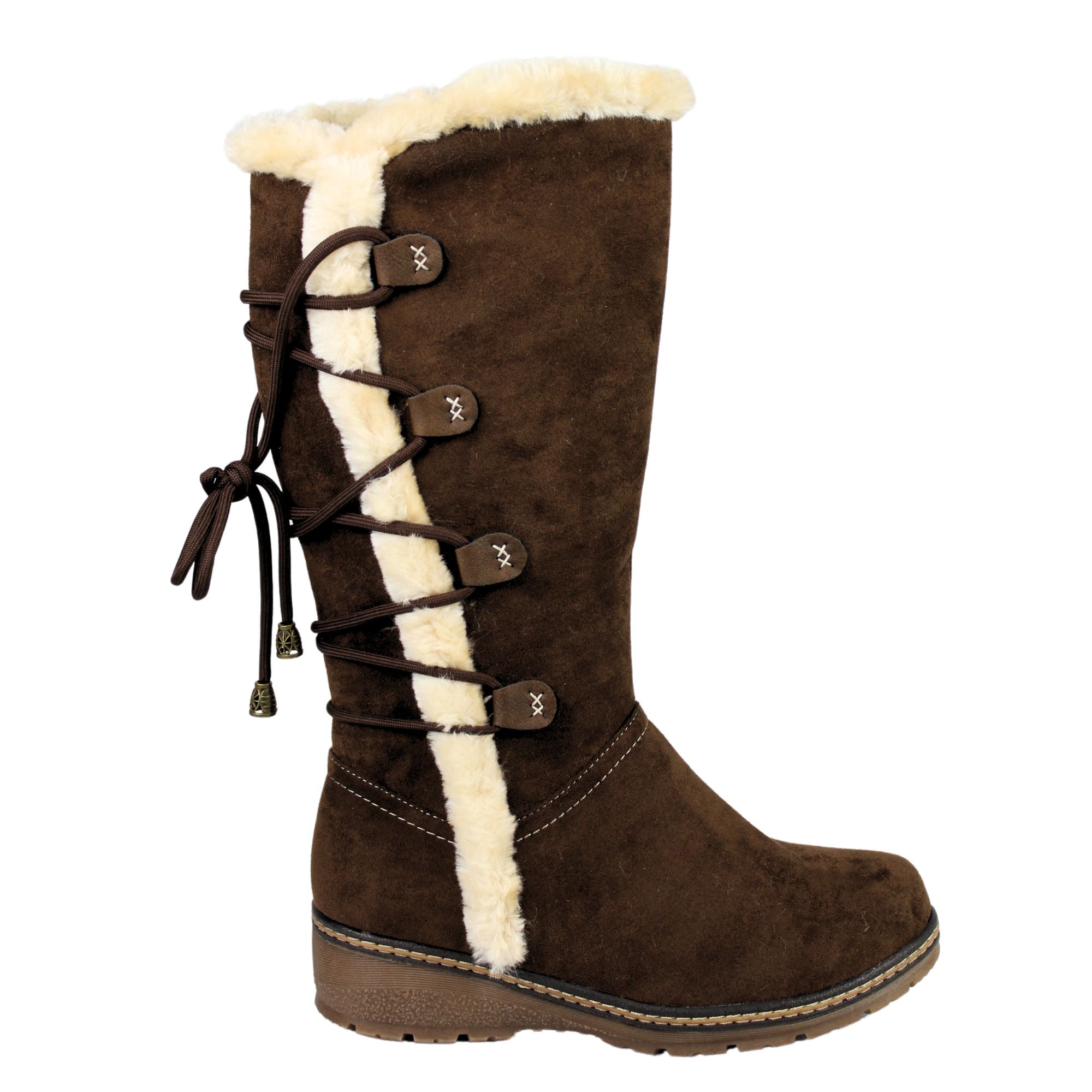 MEGABAZAR BOTA INVIERNO MUJER CHIPORRO 09 YASSNE CAFE