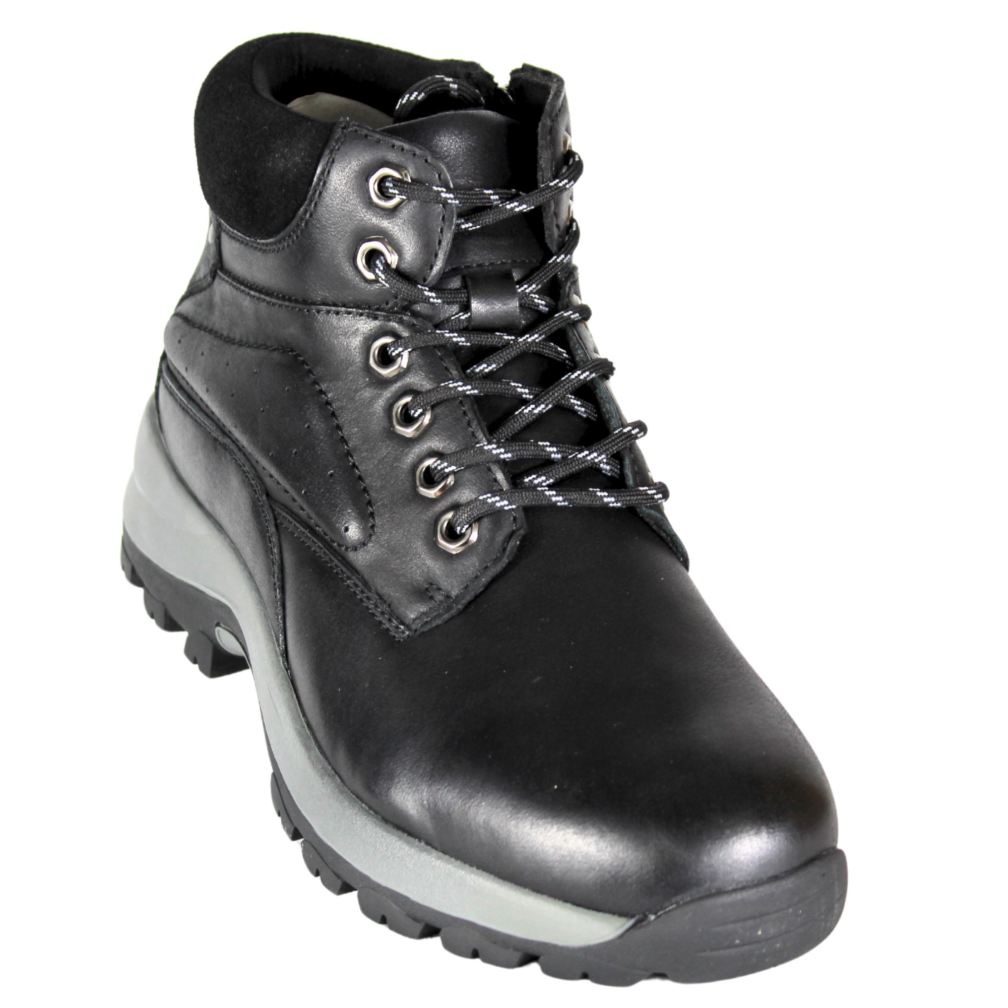 BOTIN CASUAL DE CUERO HOMBRE C36 NEGRO - 2