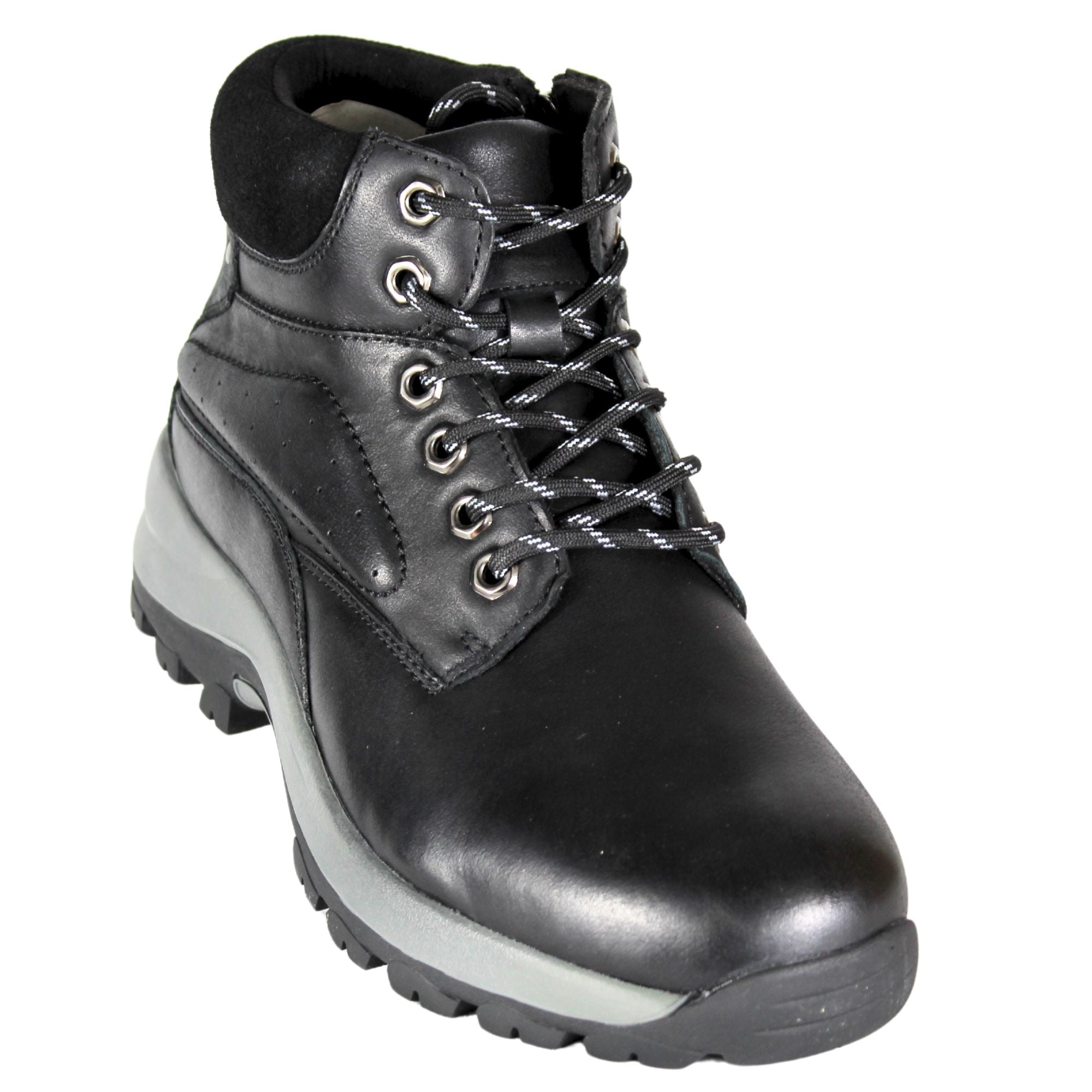BOTIN CASUAL DE CUERO HOMBRE C36 NEGRO - 2