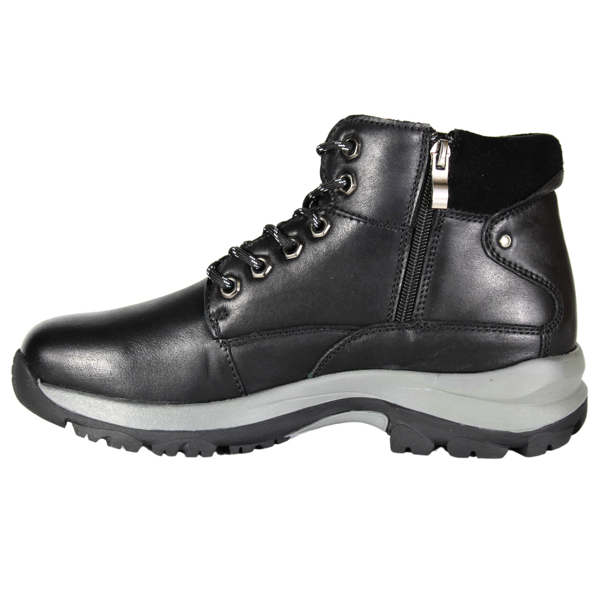 BOTIN CASUAL DE CUERO HOMBRE C36 NEGRO - 3
