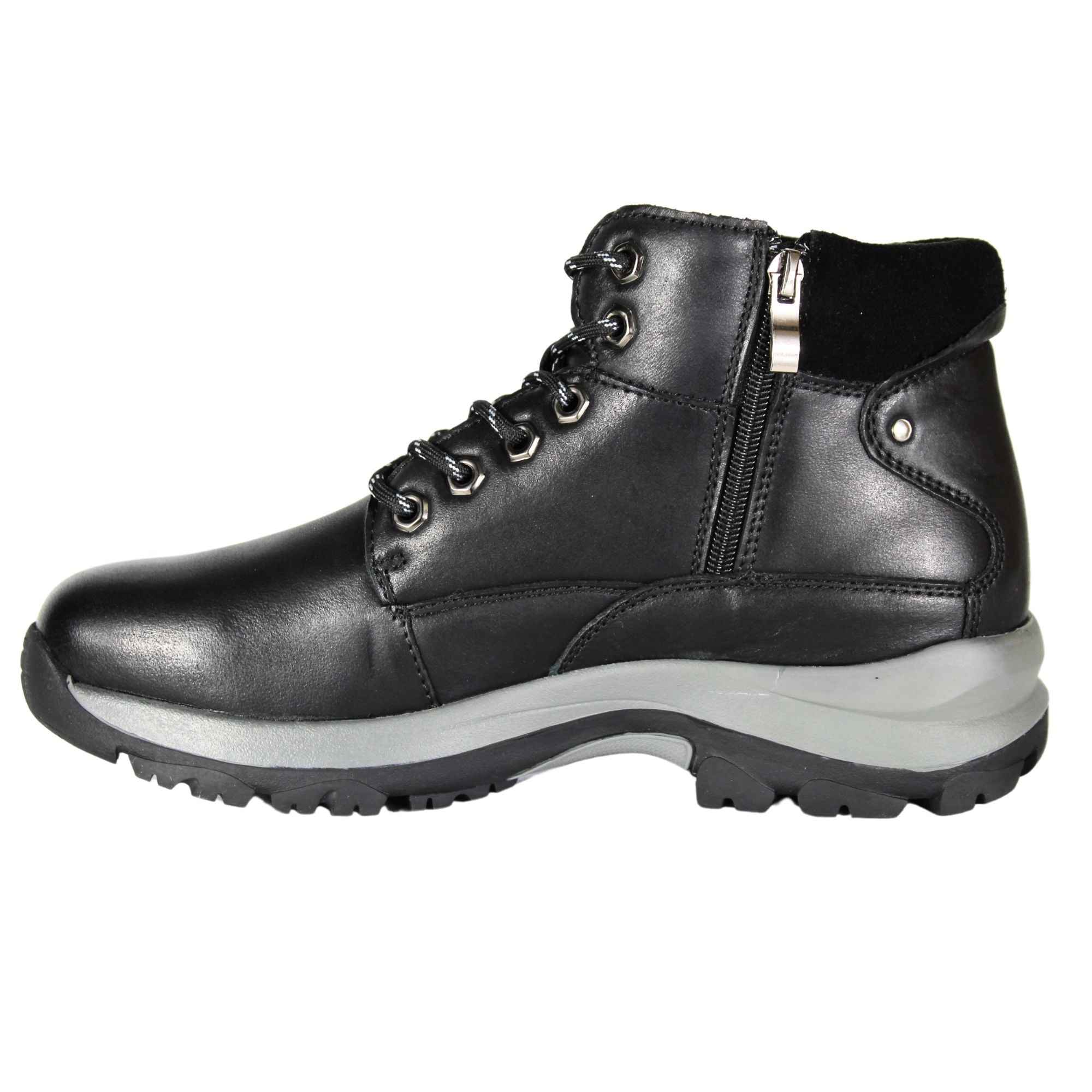 BOTIN CASUAL DE CUERO HOMBRE C36 NEGRO - 3