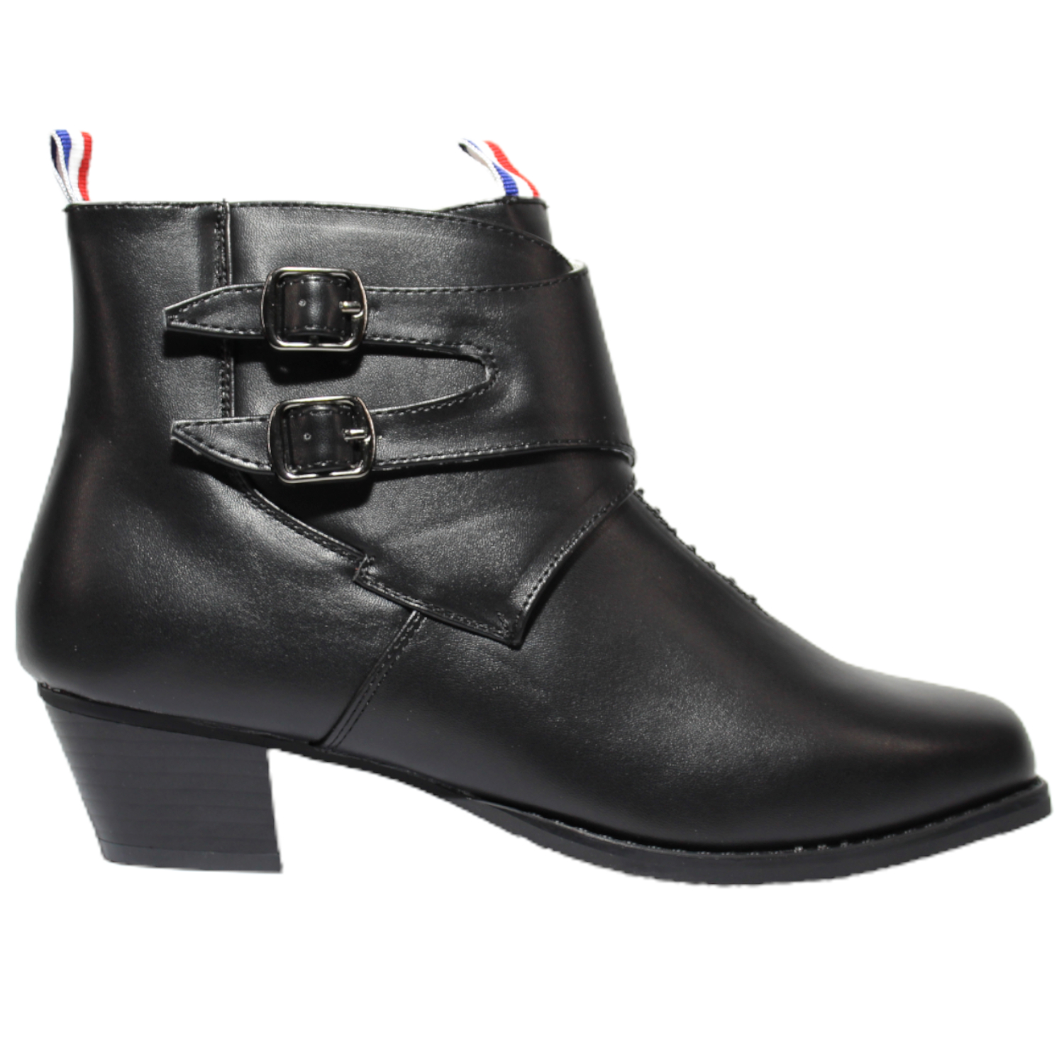 BOTIN DE HUASO HOMBRE FIESTAS PATRIAS ZAPATO A8 NEGRO - 1