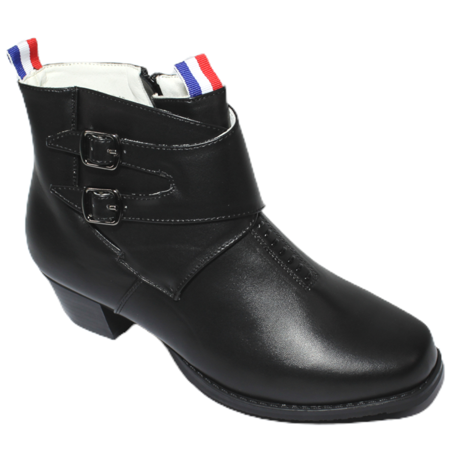 BOTIN DE HUASO HOMBRE FIESTAS PATRIAS ZAPATO A8 NEGRO - 3