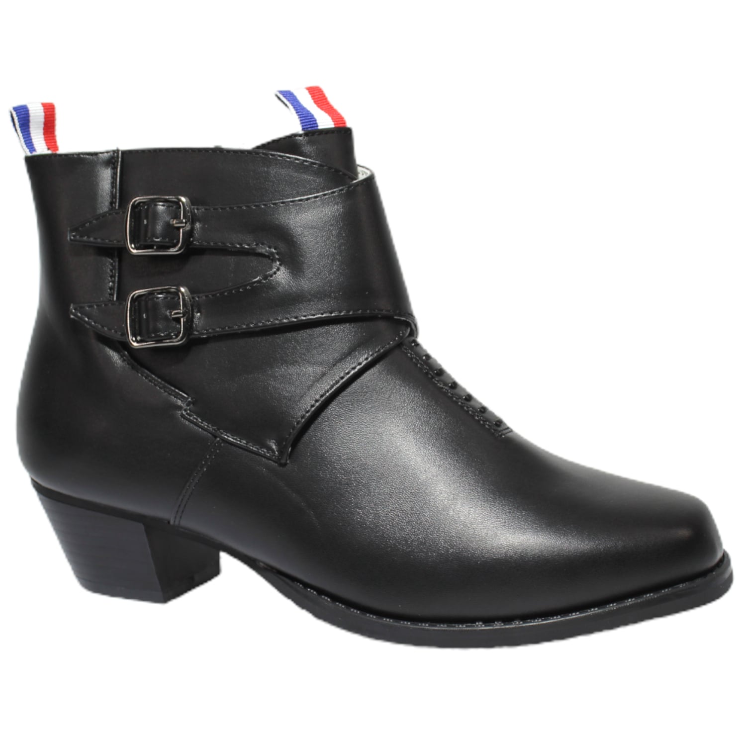BOTIN DE HUASO HOMBRE FIESTAS PATRIAS ZAPATO A8 NEGRO - 2