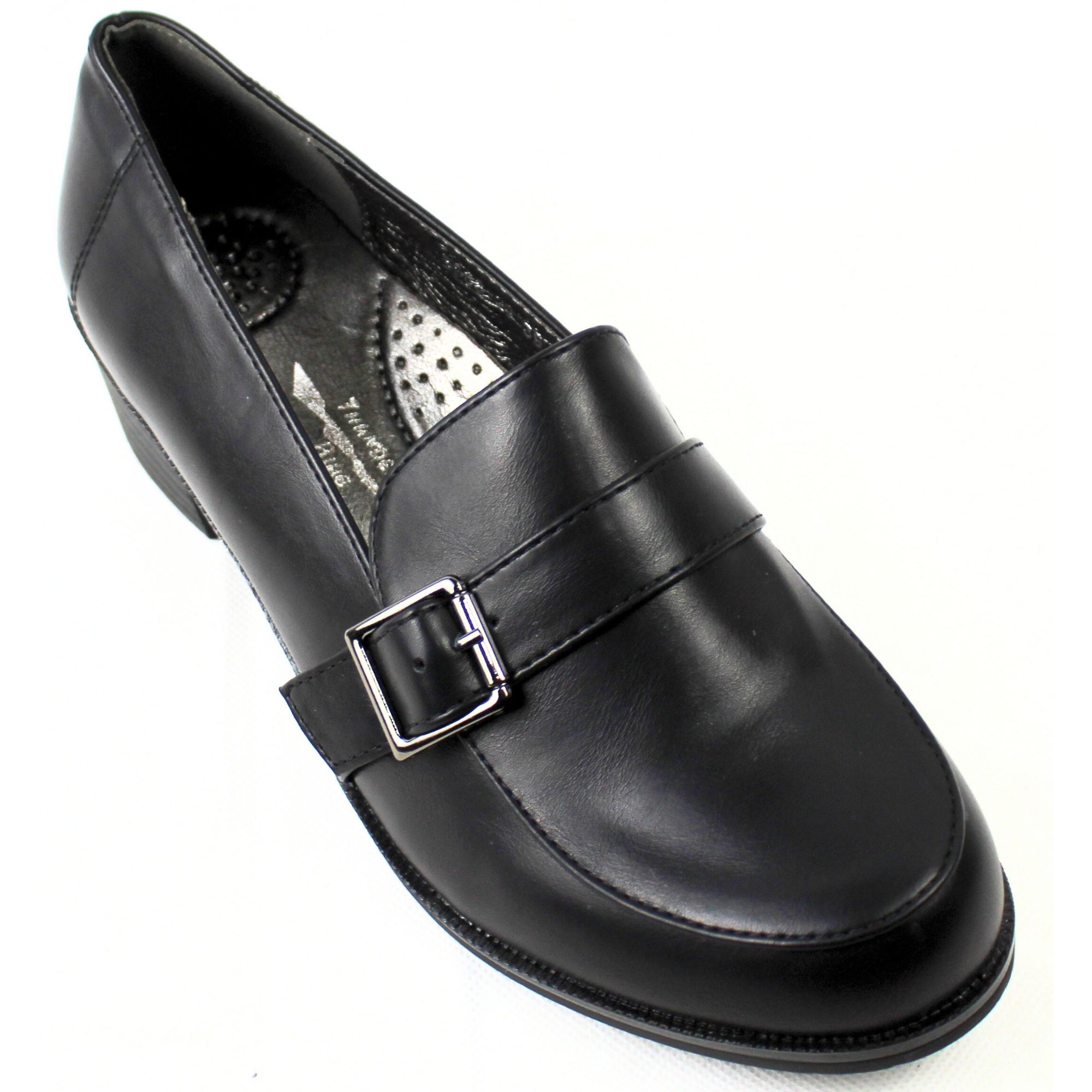 MOCASINES DE MUJER TACO BAJO B56 YASSNE NEGRO - 2
