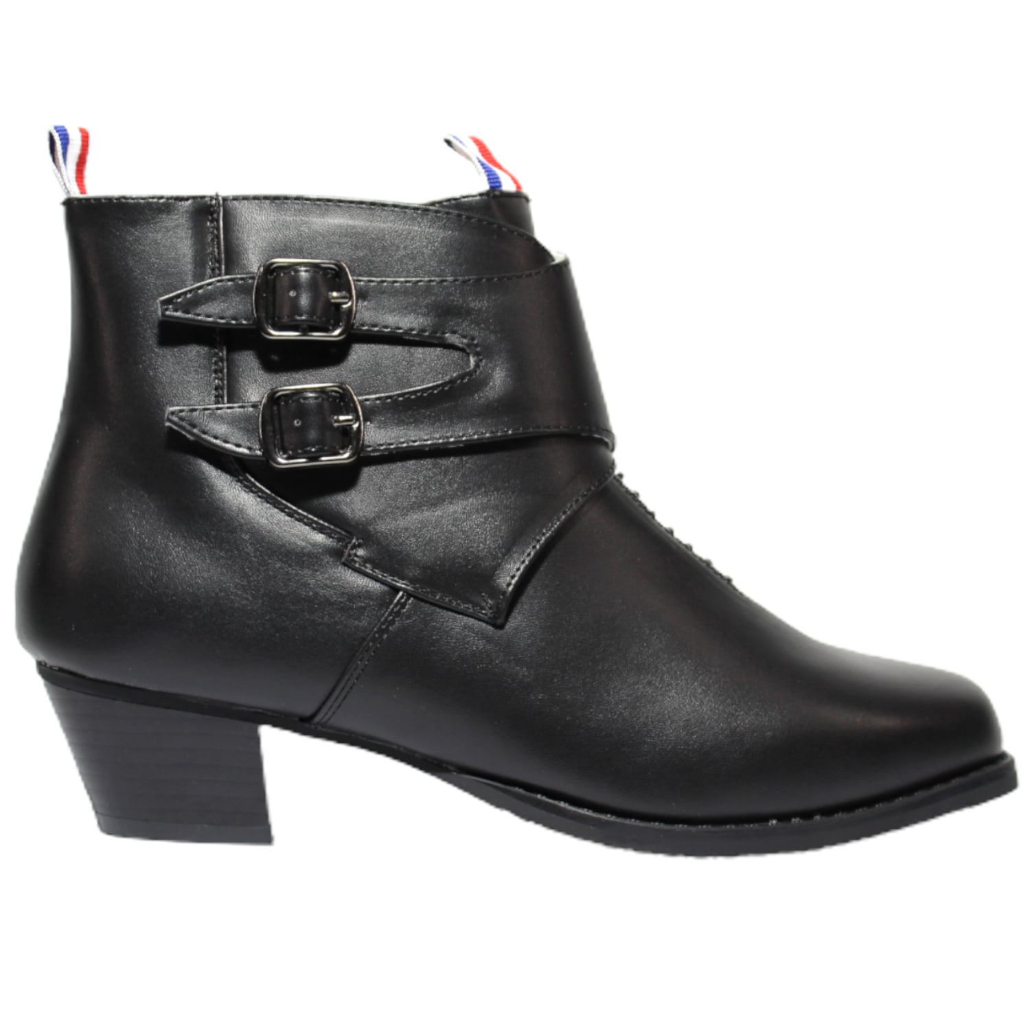 BOTIN DE HUASO HOMBRE FIESTAS PATRIAS ZAPATO A8 NEGRO - 1
