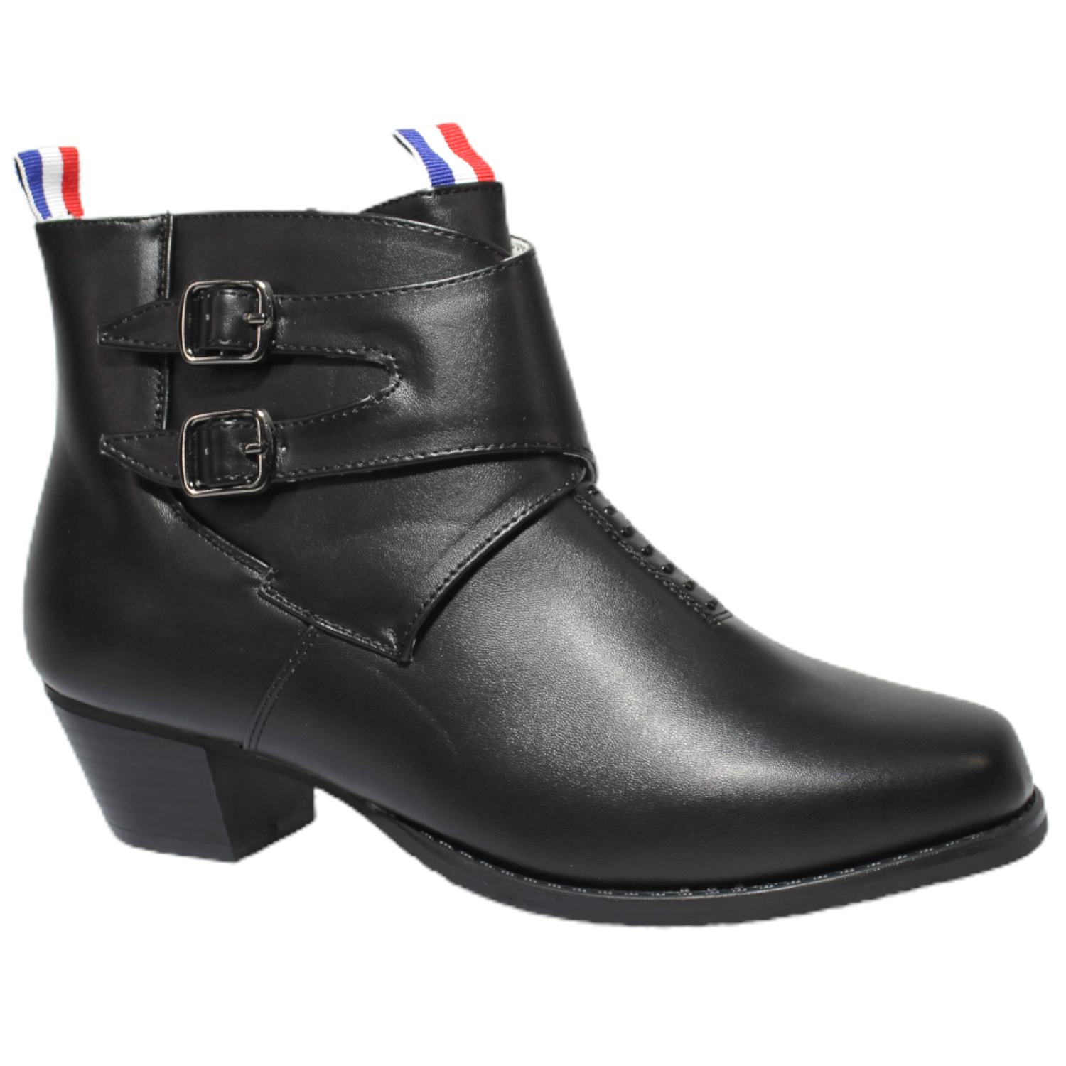 BOTIN DE HUASO HOMBRE FIESTAS PATRIAS ZAPATO A8 NEGRO - 2