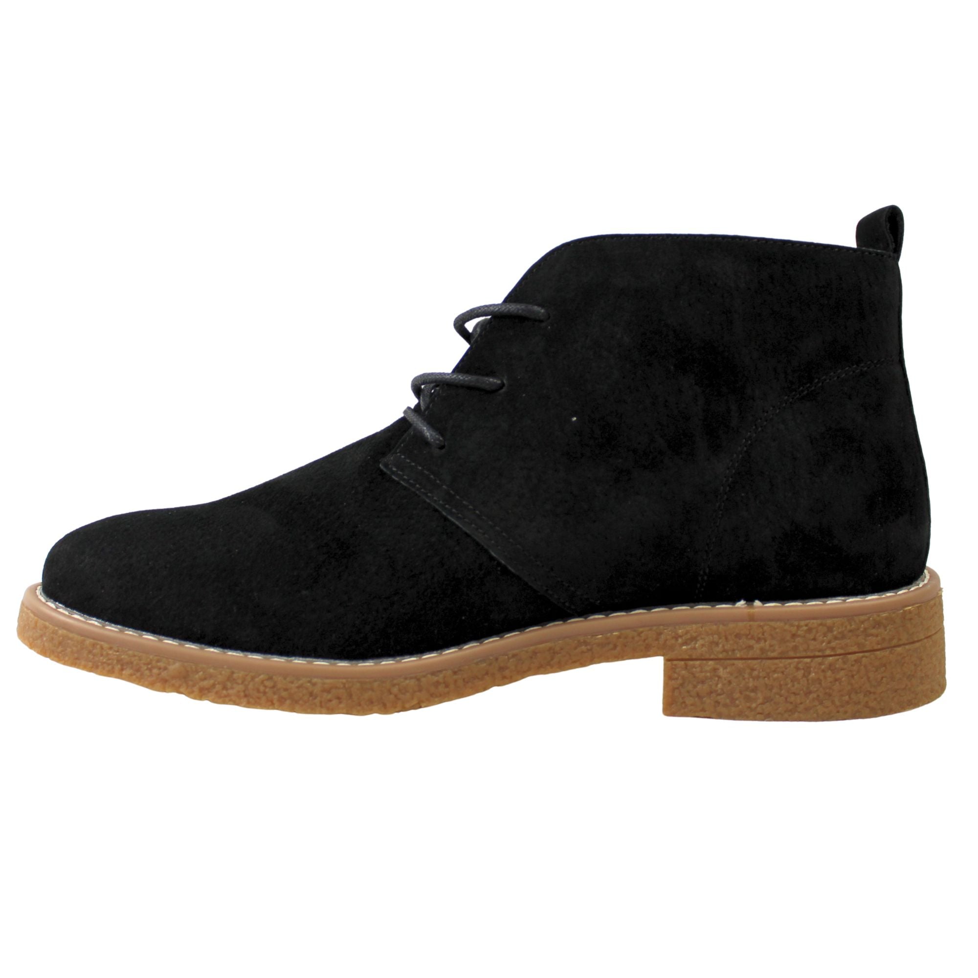 BOTINES CHELSEA DE HOMBRE CON CORDONES L12 NEGRO - 1