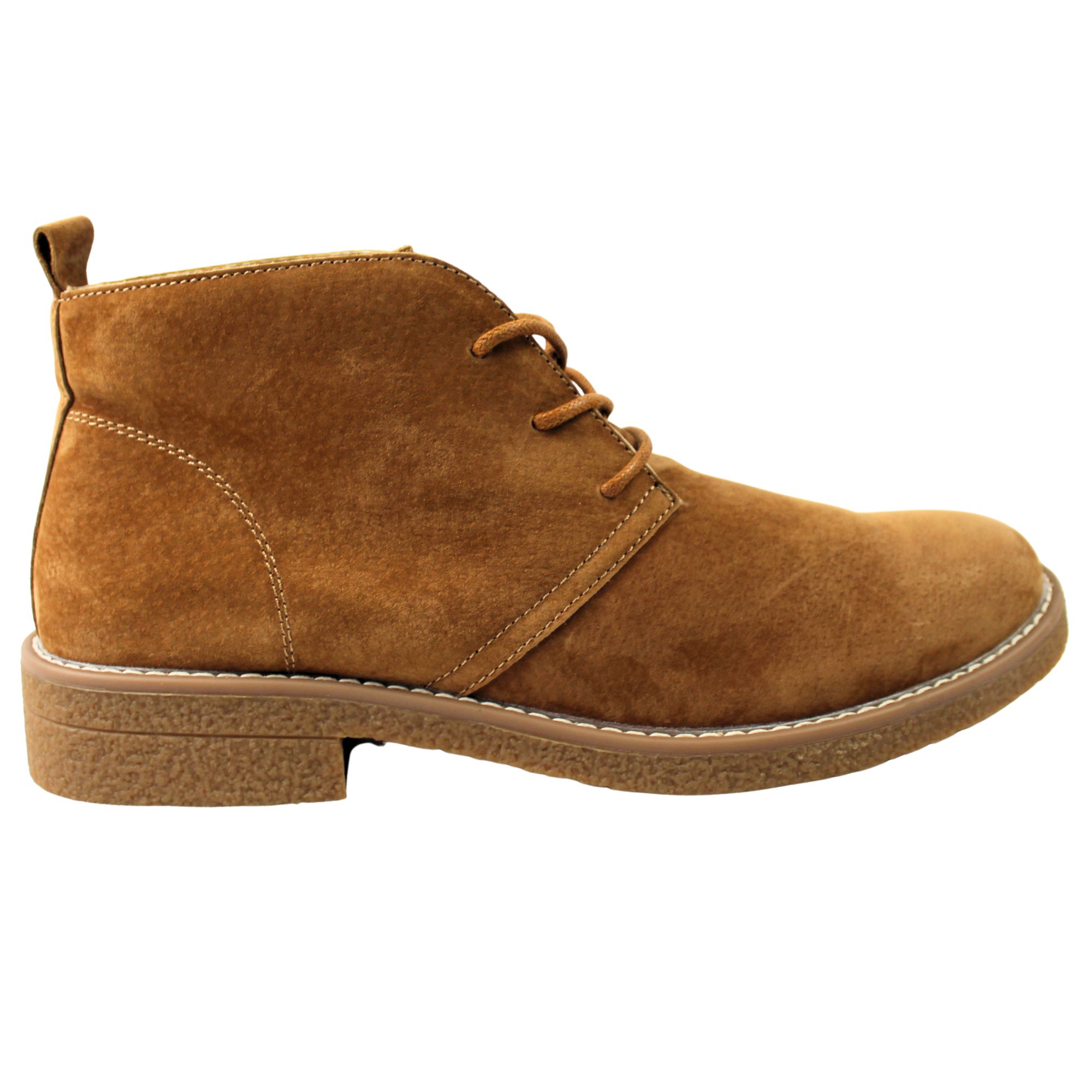 BOTINES CHELSEA DE HOMBRE CON CORDONES L12 CAFE - 1