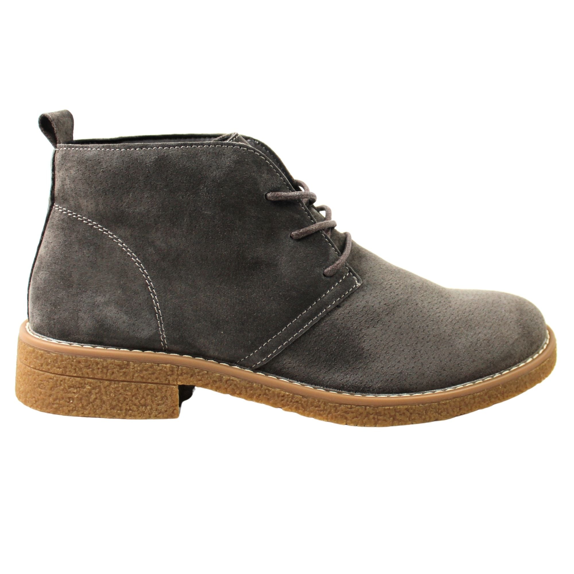 BOTINES CHELSEA DE HOMBRE CON CORDONES L12 GRIS - 1