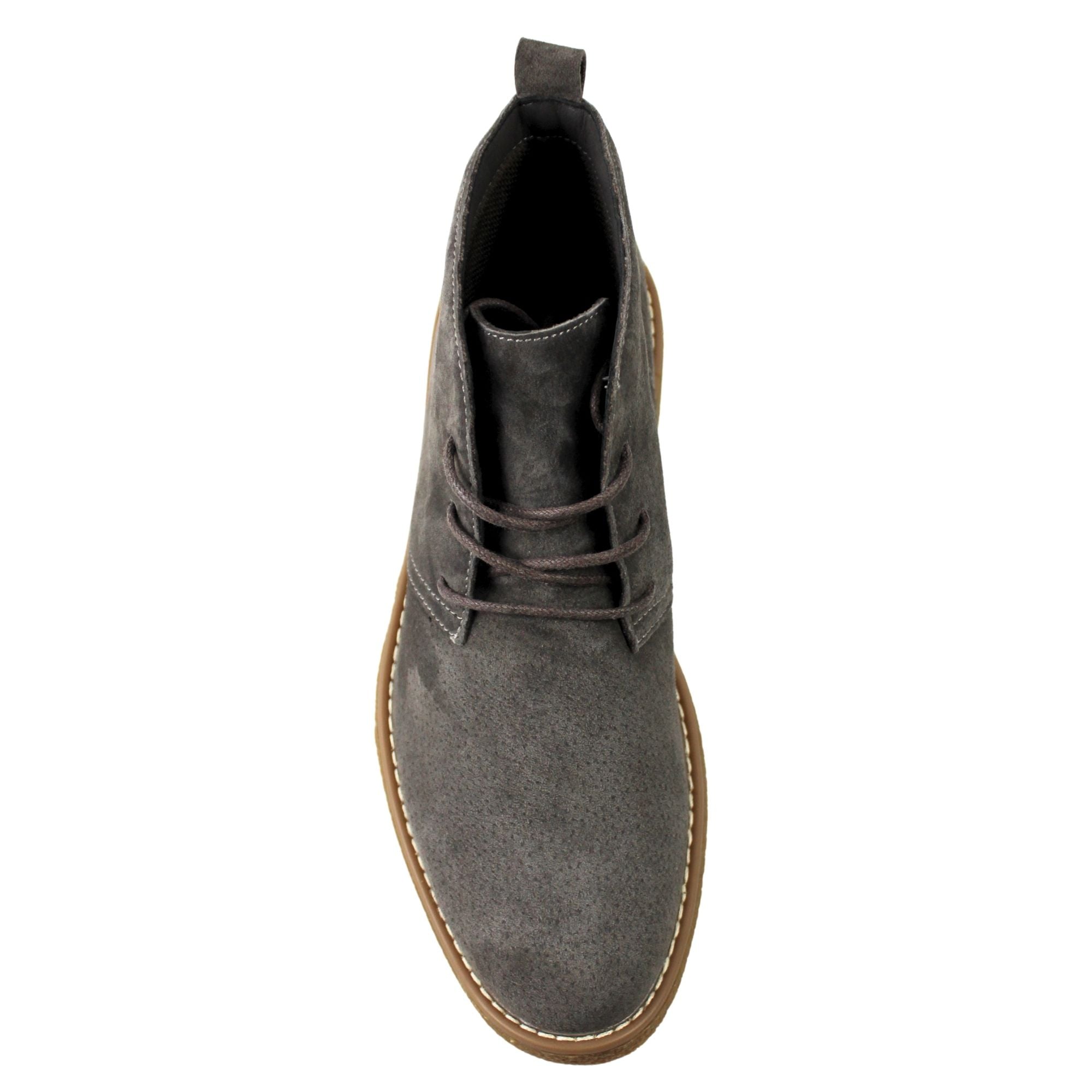 BOTINES CHELSEA DE HOMBRE CON CORDONES L12 GRIS - 3