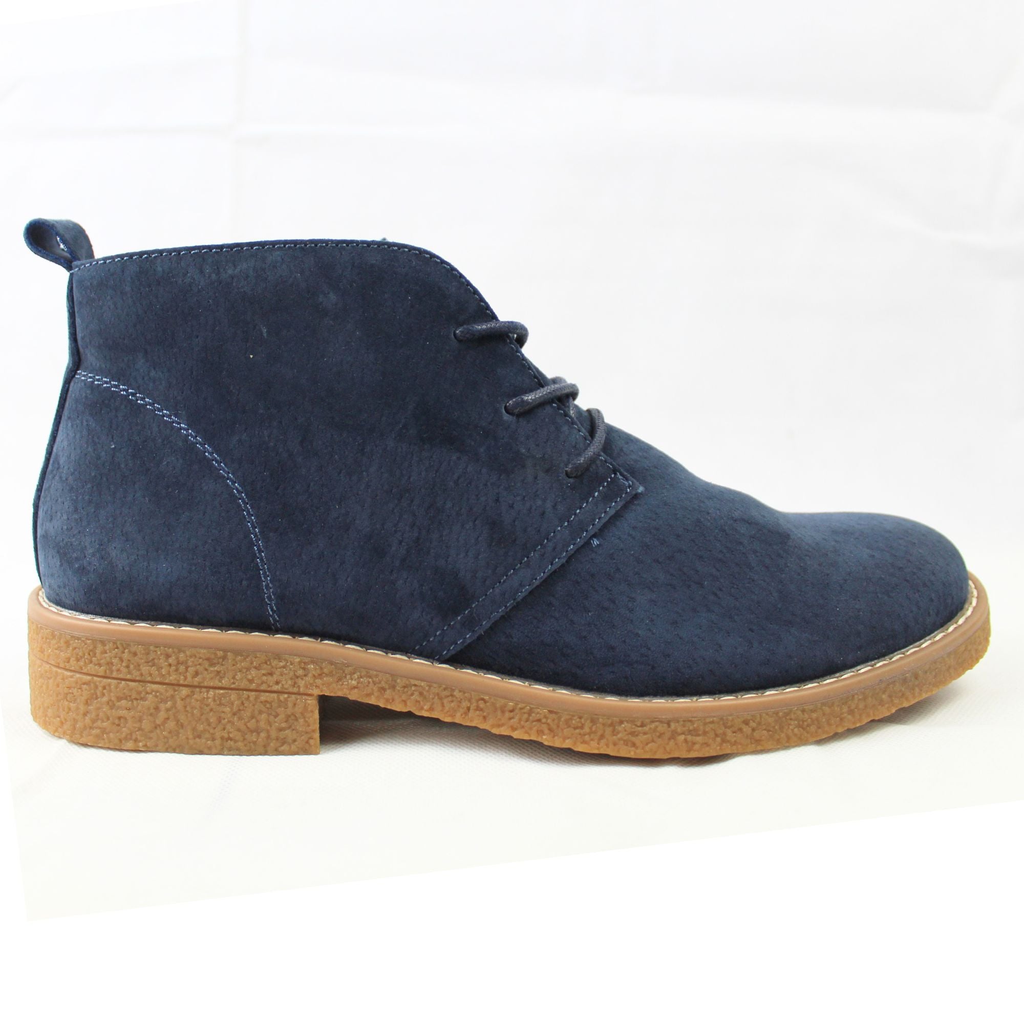 BOTINES CHELSEA DE HOMBRE CON CORDONES L12 AZUL - 1