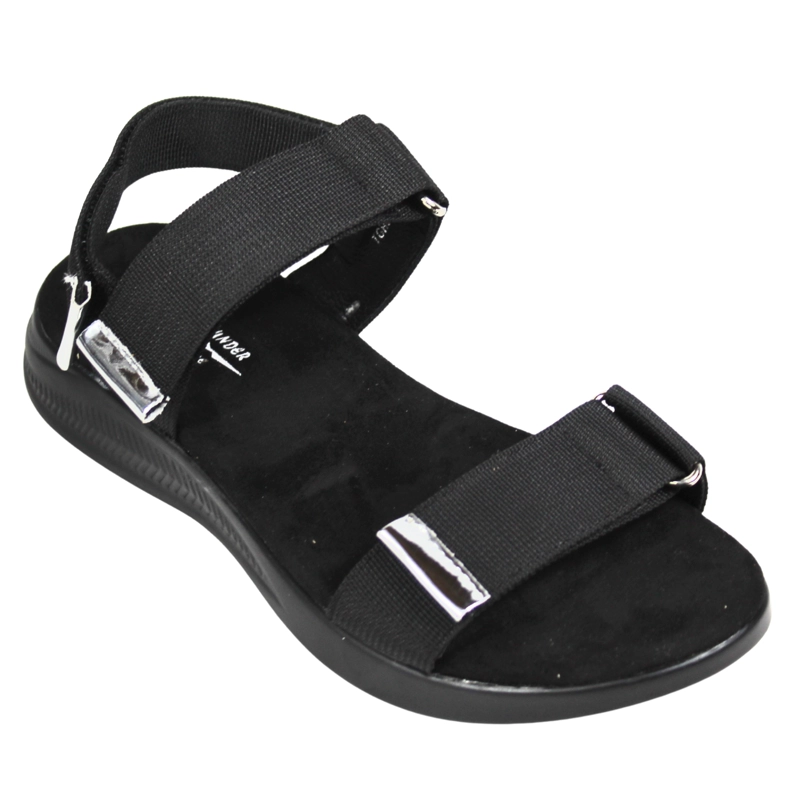 SANDALIA DEPORTIVA DE MUJER TGH04 NEGRO - 2