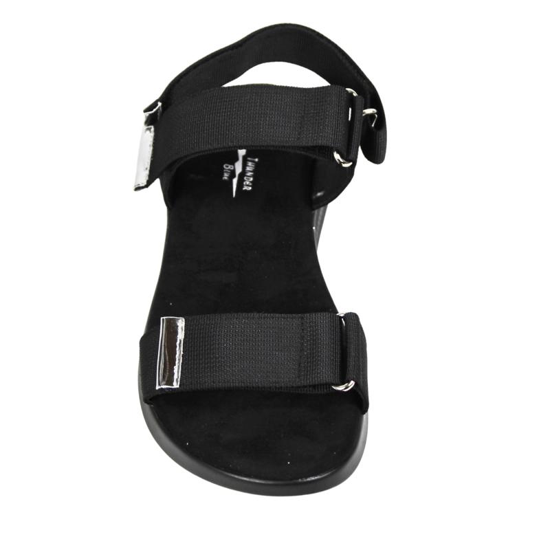 SANDALIA DEPORTIVA DE MUJER TGH04 NEGRO - 4
