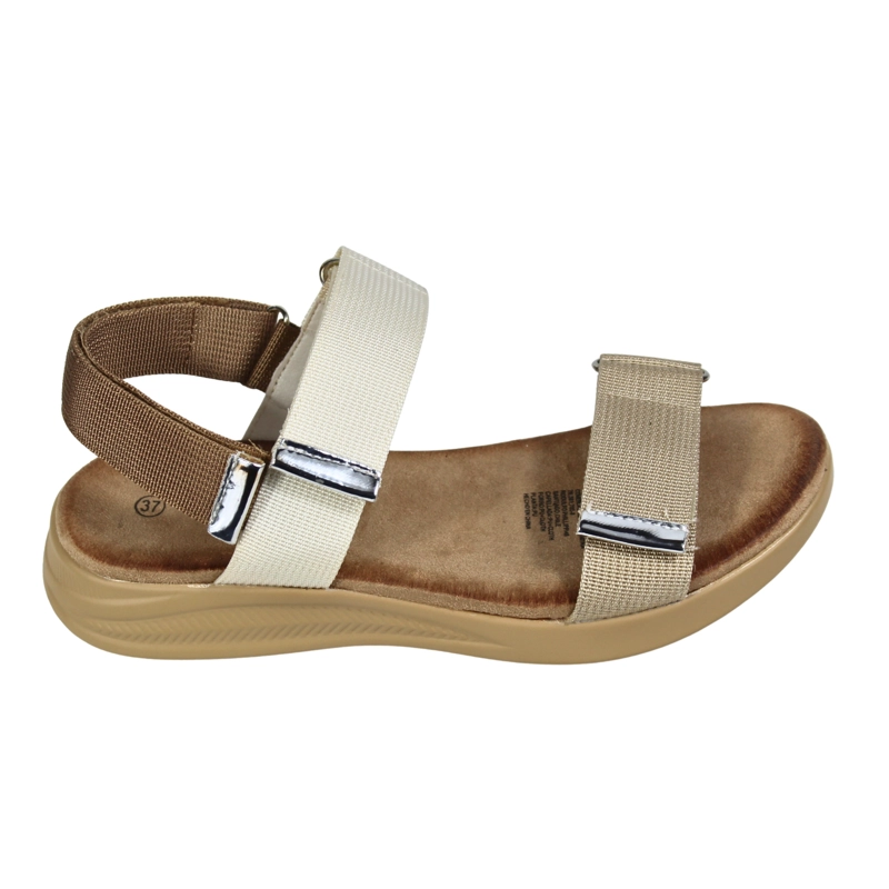 SANDALIA DEPORTIVA DE MUJER TGH04 BEIGE - 3