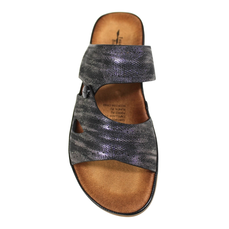 SANDALIA MUJER CASUAL CONFORT 0520-3 NEGRO - 4