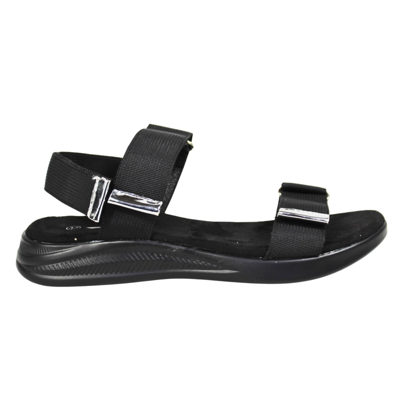 SANDALIA DEPORTIVA DE MUJER TGH04 NEGRO - 1