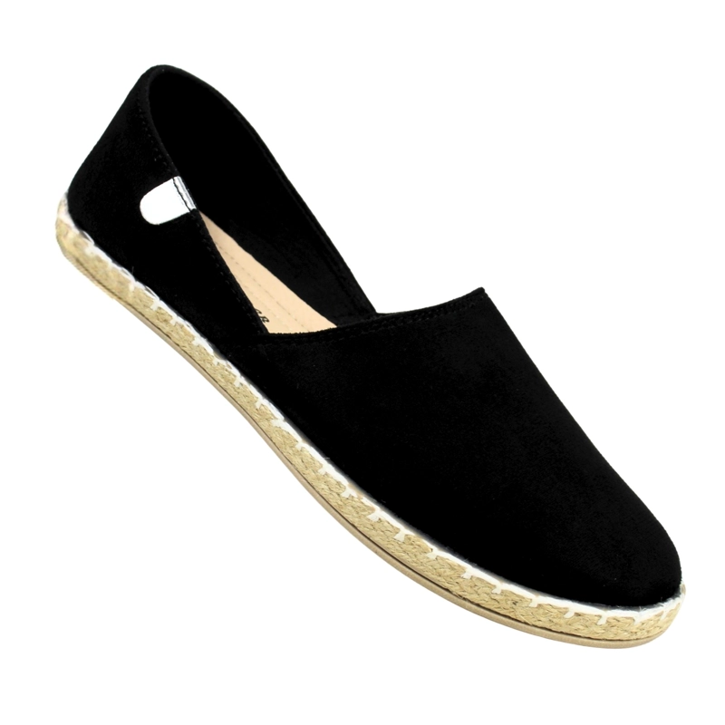 ALPARGATAS MUJER COMODAS PARA VERANO QM2509 NEGRO - 4