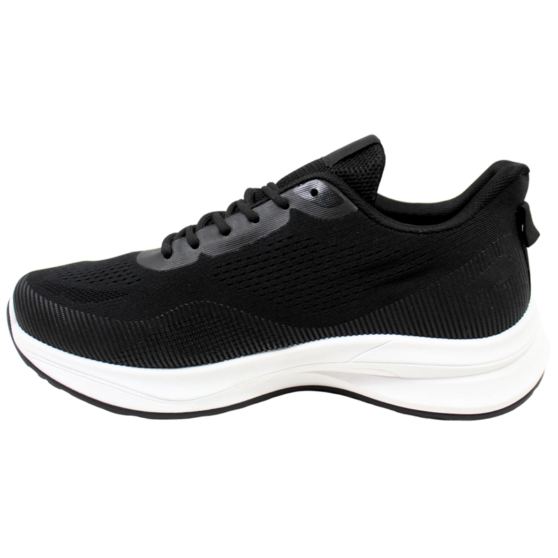 ZAPATILLAS DE HOMBRE CON SUELA BLANCA PG5220 NEGRO - 4
