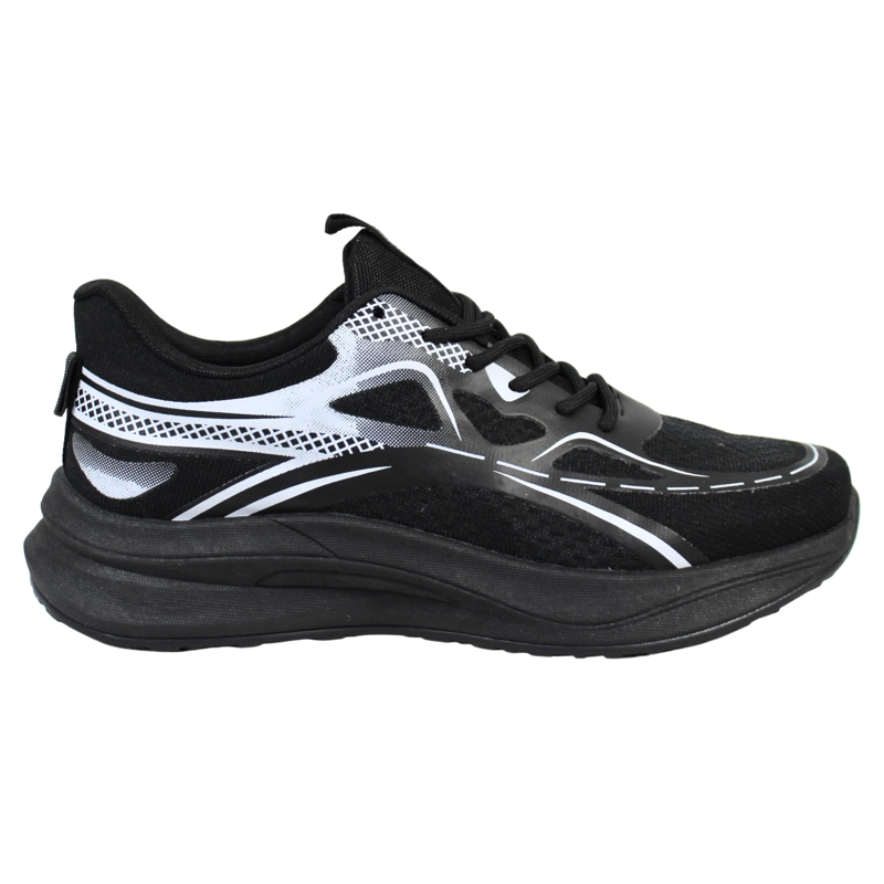 ZAPATILLAS DE HOMBRE CON SUELA ACOLCHADA PG5221 NEGRO - 1