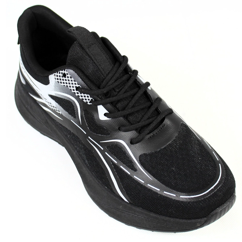 ZAPATILLAS DE HOMBRE CON SUELA ACOLCHADA PG5221 NEGRO - 2