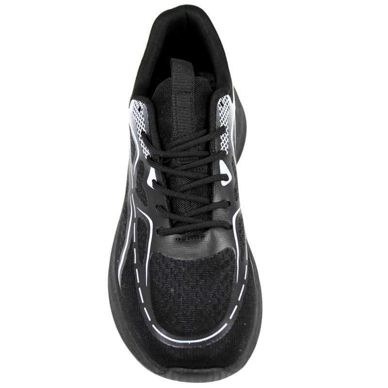 ZAPATILLAS DE HOMBRE CON SUELA ACOLCHADA PG5221 NEGRO - 3