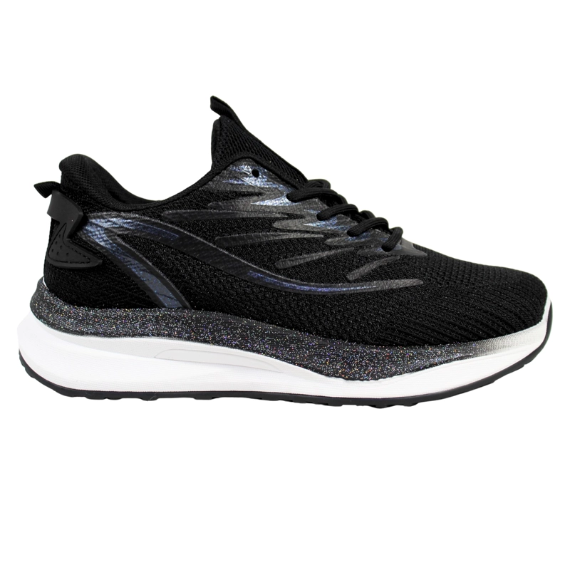 ZAPATILLAS DEPORTIVAS DE MUJER TRANSPIRABLES PG5222 NEGRO - 1