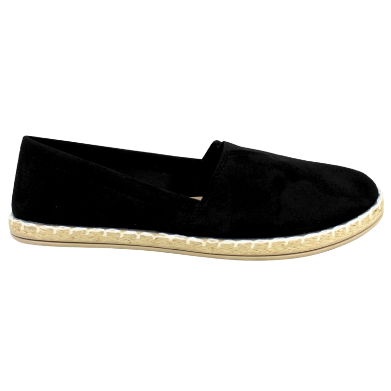 ALPARGATAS MUJER COMODAS PARA VERANO YASSNE QM2510 NEGRO - 1