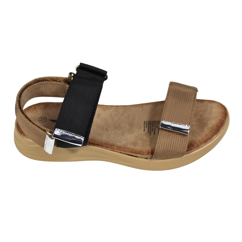 SANDALIA DEPORTIVA DE MUJER TGH04 CAFE - 3