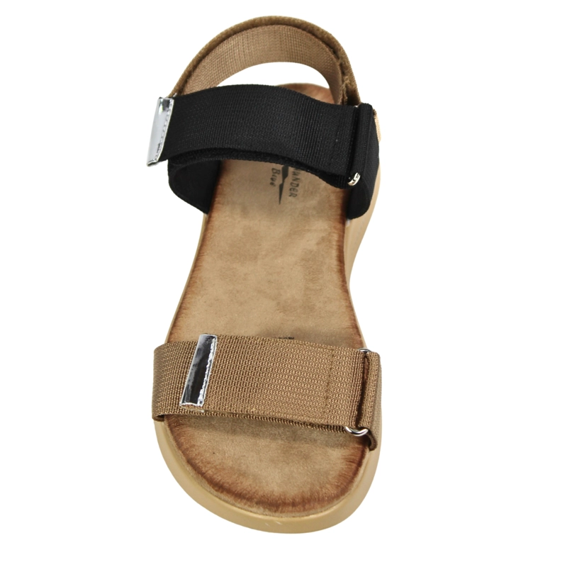 SANDALIA DEPORTIVA DE MUJER TGH04 CAFE - 4
