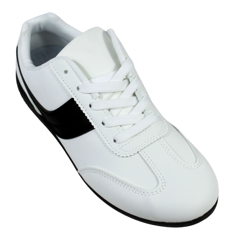 ZAPATILLAS DE MUJER CON FRANJA LATERAL PG24320 BLANCO - 2