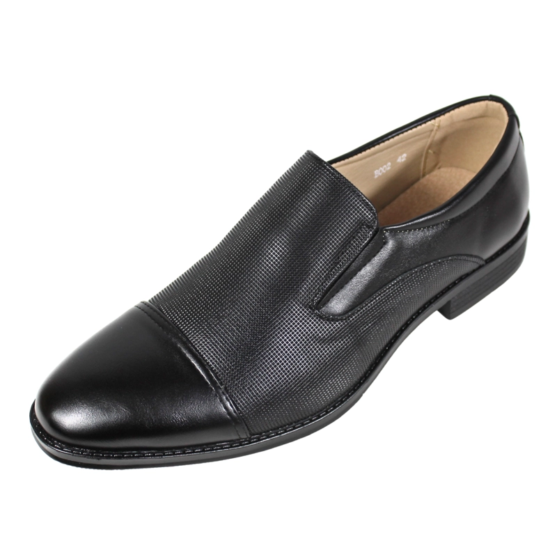 ZAPATO MOCASIN DE VESTIR SLIP-ON B002 NEGRO - 2