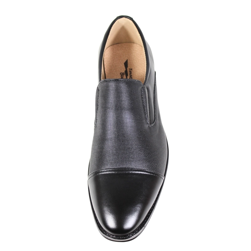 ZAPATO MOCASIN DE VESTIR SLIP-ON B002 NEGRO - 4
