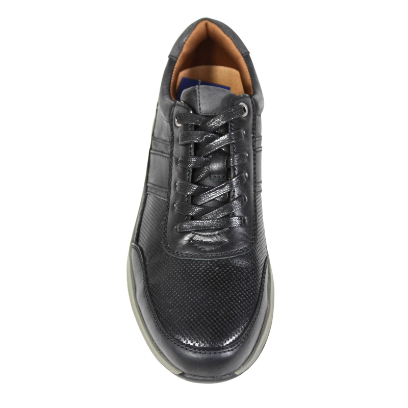 ZAPATO CASUAL HOMBRE CUERO C43-4401 NEGRO - 4