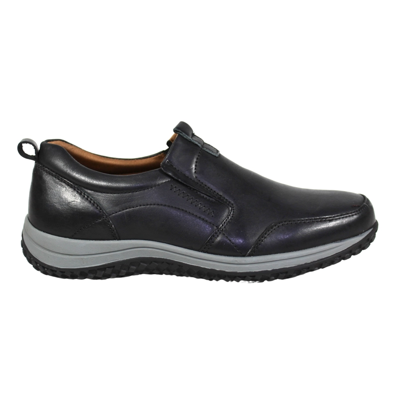 ZAPATO CASUAL HOMBRE CUERO C43-4404 NEGRO - 1