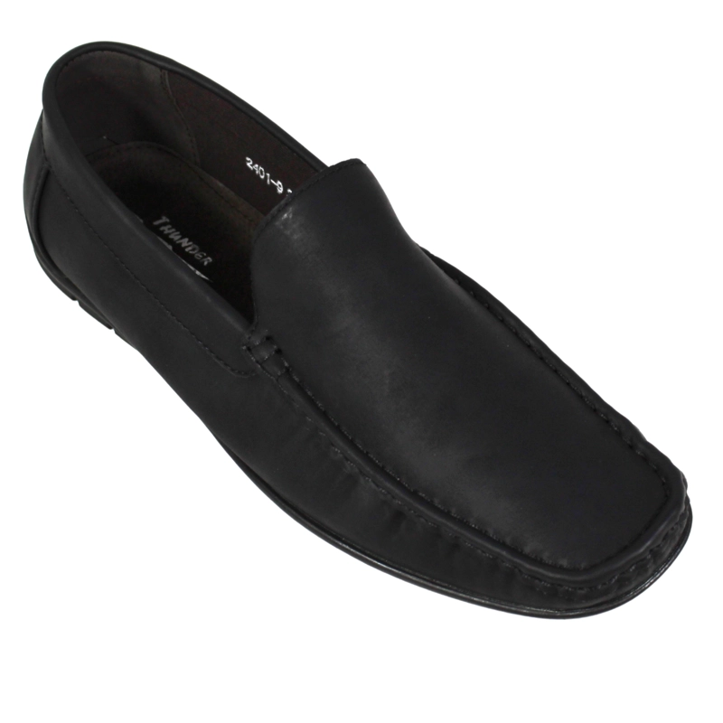 MOCASIN FORMAL HOMBRE 2401-9 NEGRO - 2