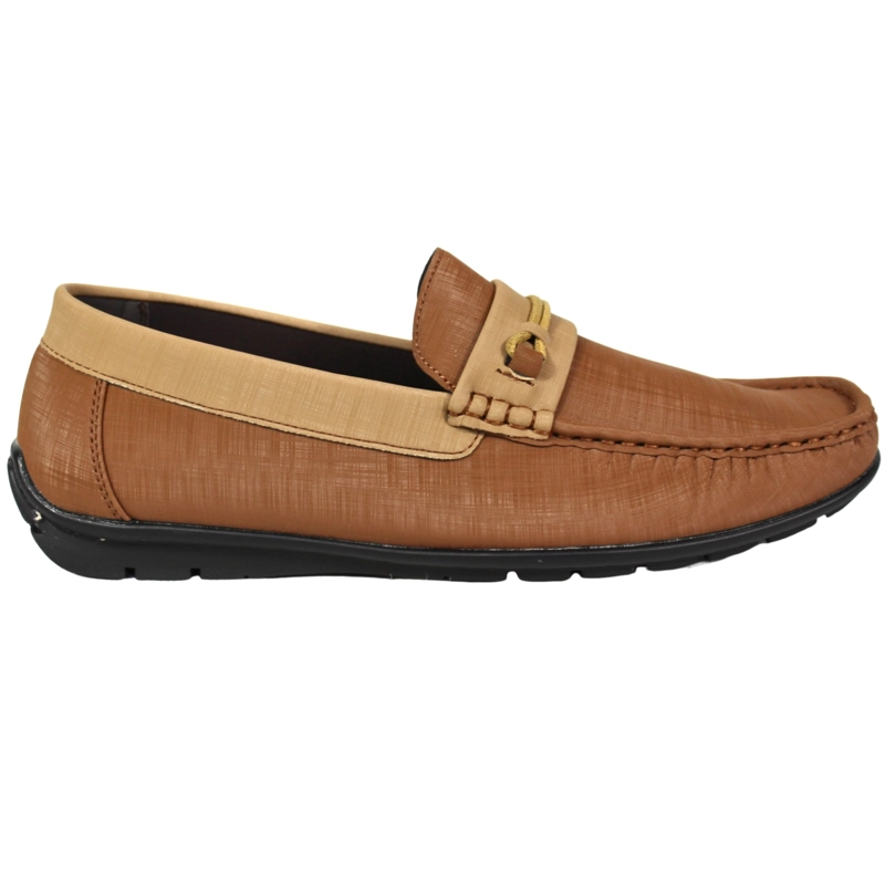 MOCASIN CASUAL HOMBRE 9389-4 CAFE - 1